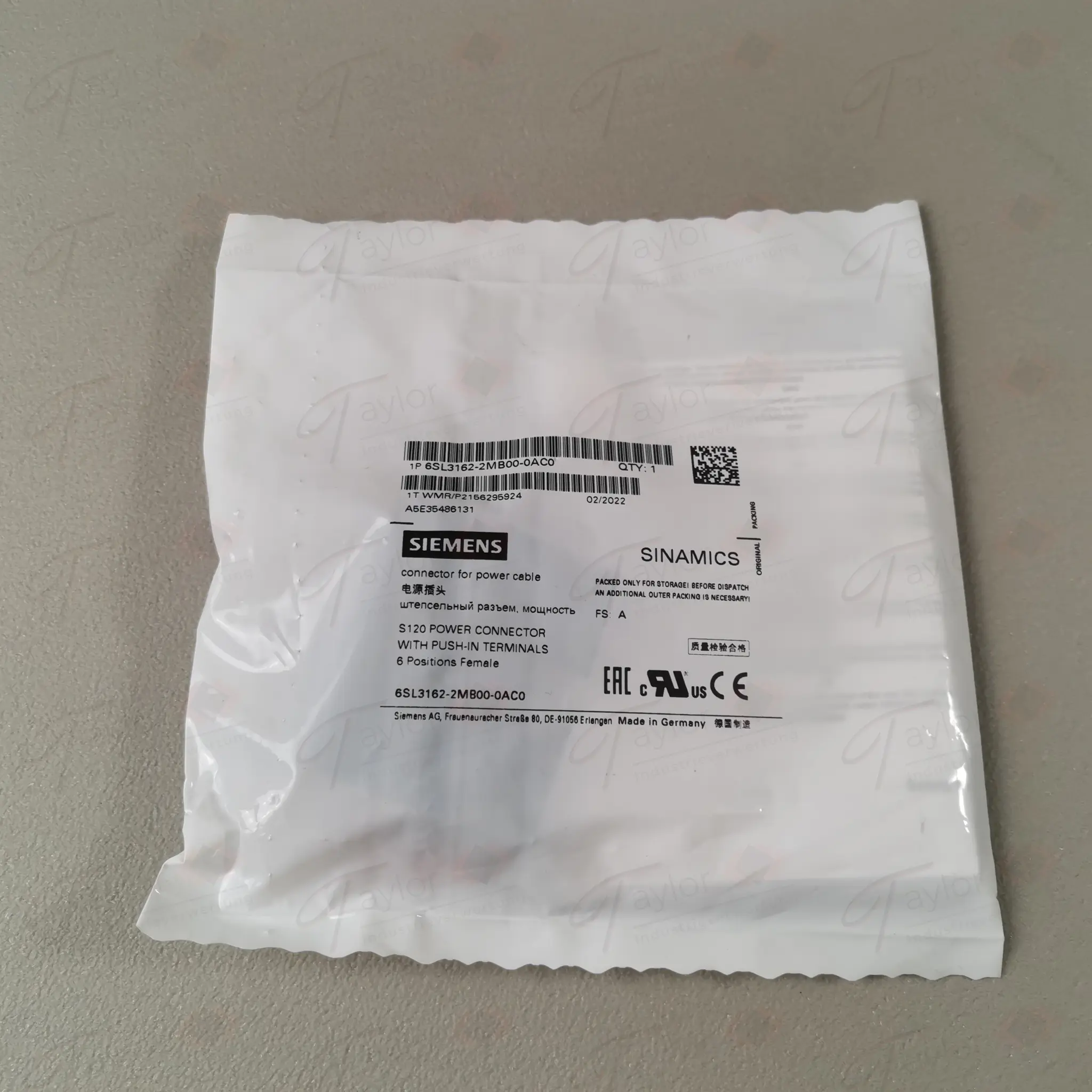 Produktfoto 1 von Siemens 6SL3162-2MB00-0AC0 / 6SL3 162-2MB00-0AC0 NEU OVP versiegelt