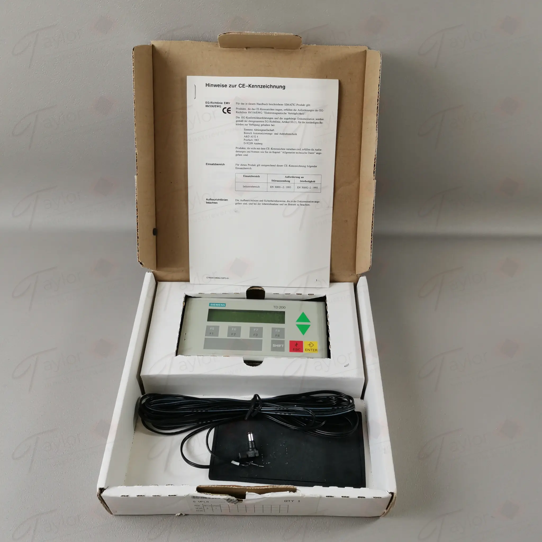 Produktfoto 1 von Siemens 6ES7272-0AA00-0YA0 / 6ES7 272-0AA00-0YA0 NEU in OVP Siegel offen