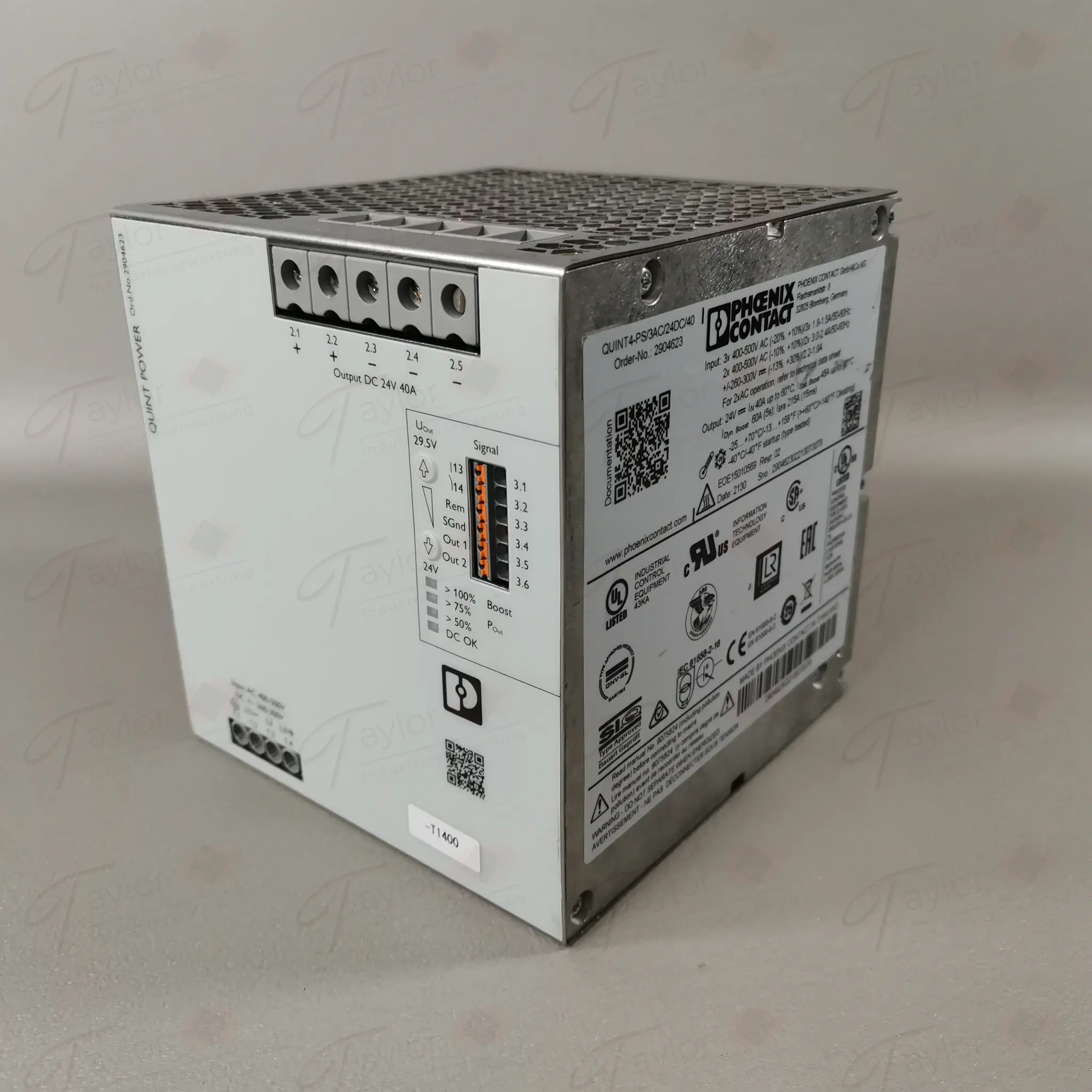 Produktfoto 1 von Phoenix Contact 2904623 QUINT4-PS/3AC/24DC/40