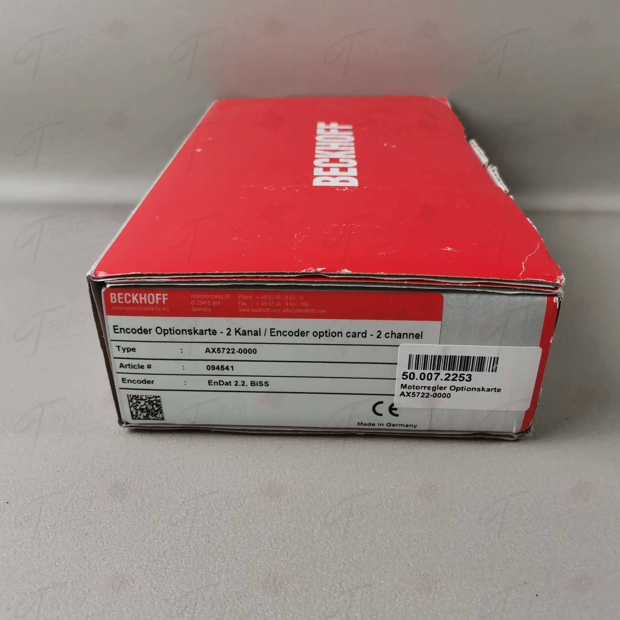 Produktfoto 1 von Beckhoff AX5722-0000 094541 NEU in OVP Siegel offen