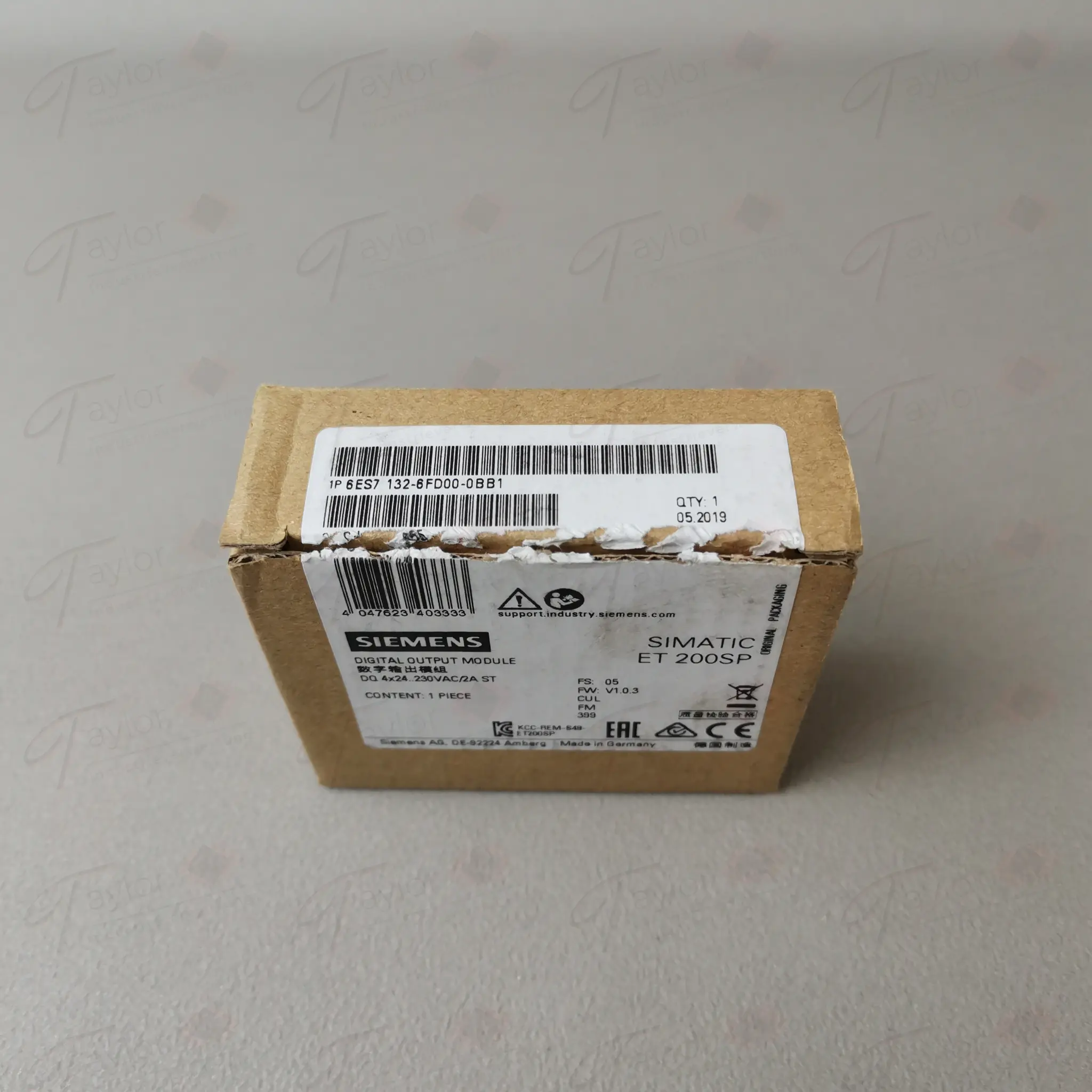 Produktfoto 1 von Siemens 6ES7 132-6FD00-0BB1 / 6ES7132-6FD00-0BB1 NEU in OVP Siegel offen