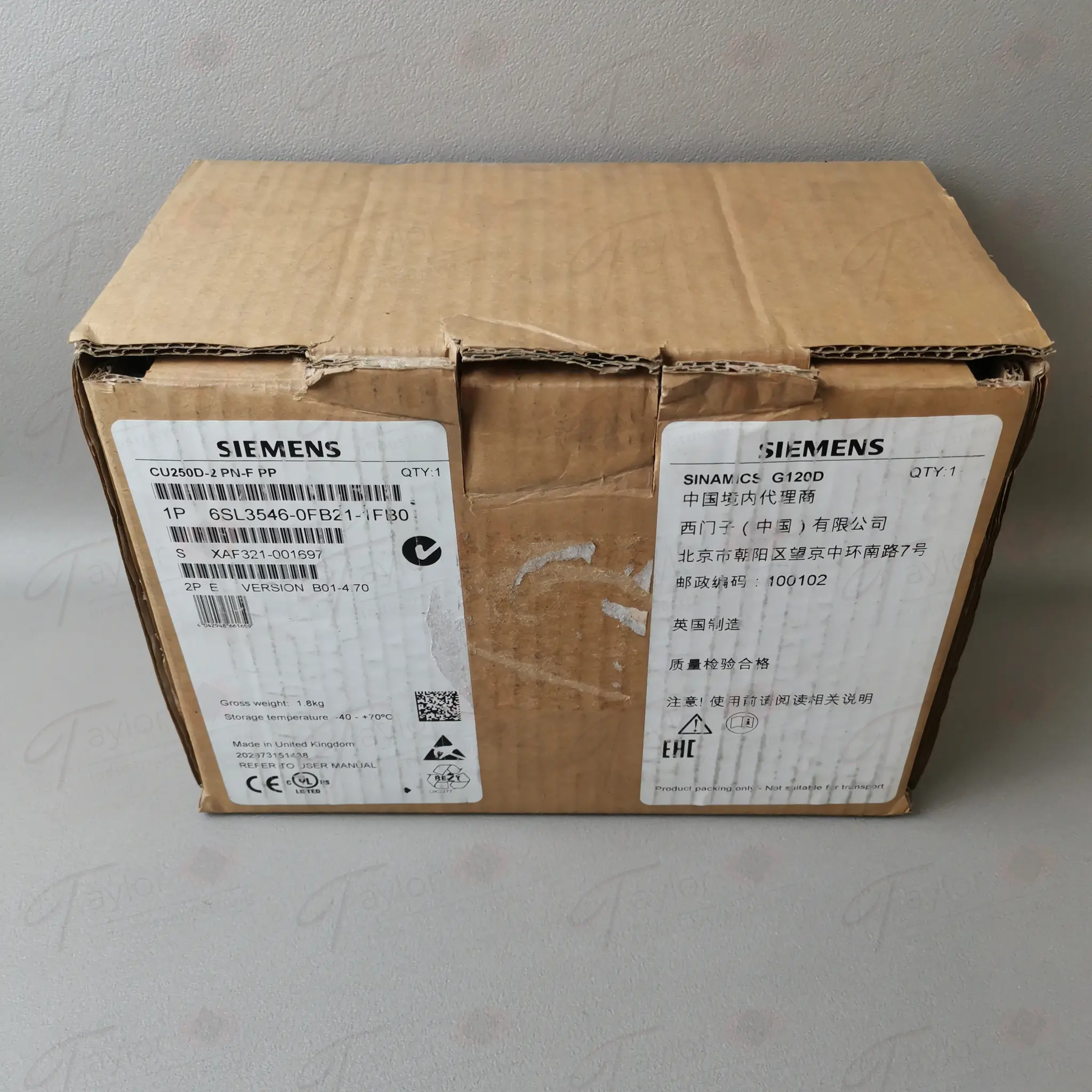 Produktfoto 1 von Siemens 6SL3546-0FB21-1FB0 / 6SL3 546-0FB21-1FB0 NEU in OVP