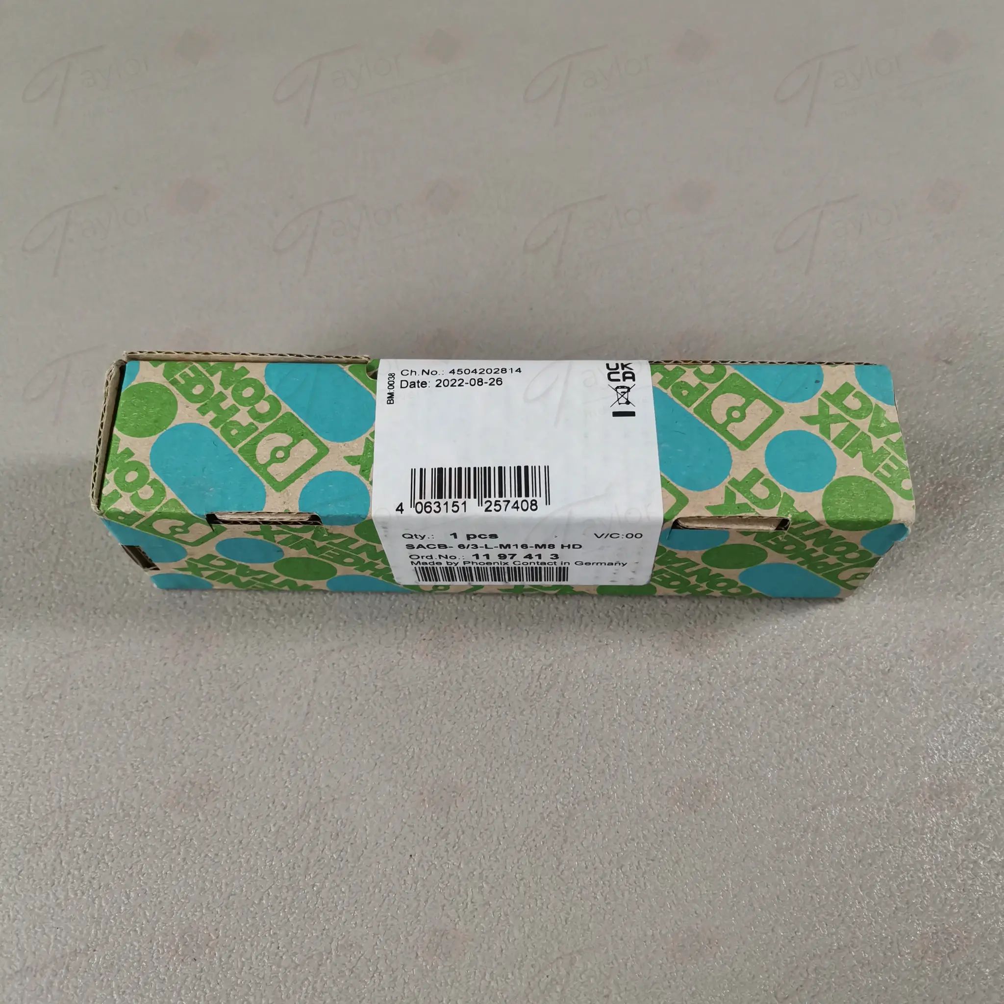 Produktfoto 1 von Phoenix Contact 1197413 SACB-6/3-L-M16-M8 HD  NEU OVP versiegelt