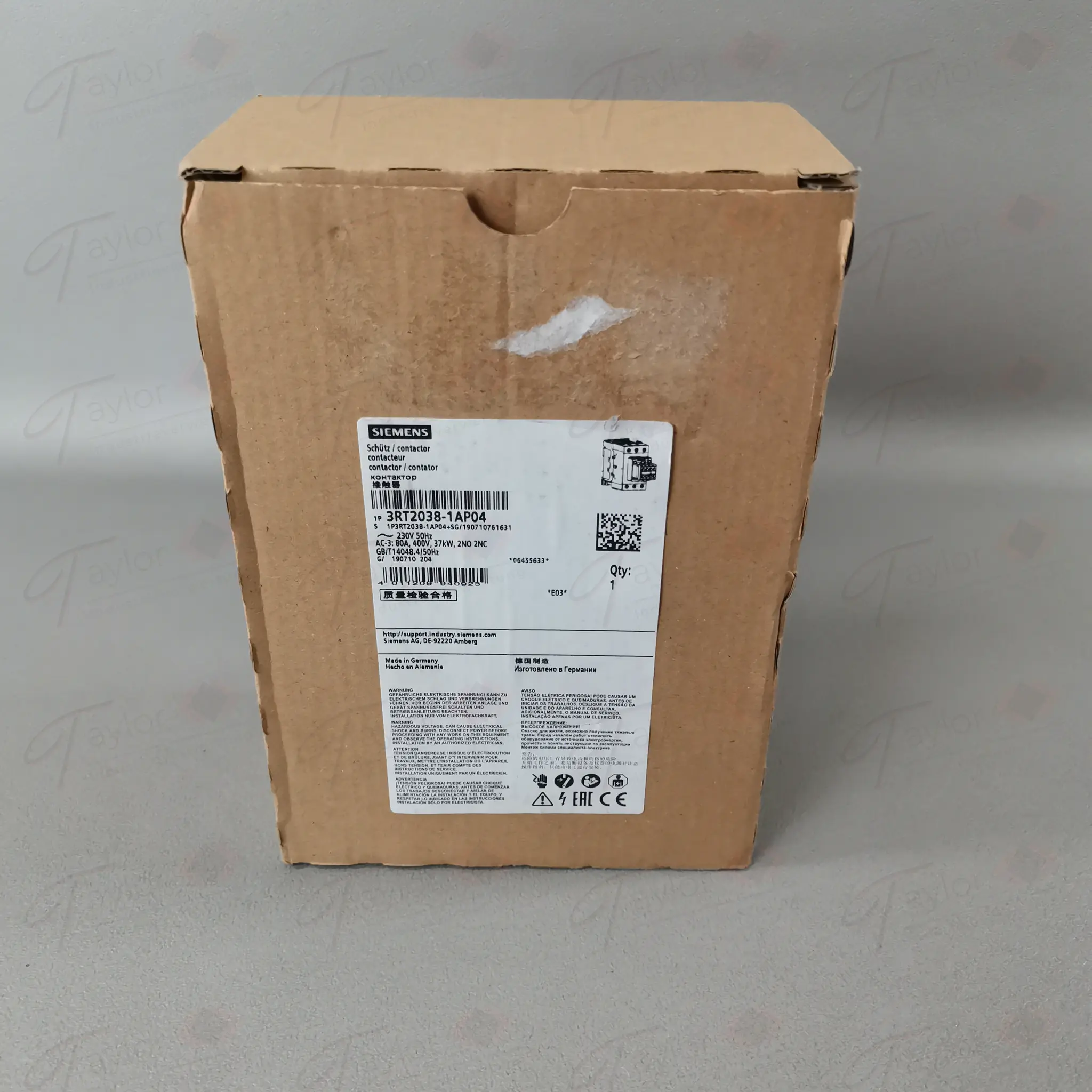 Produktfoto 1 von Siemens 3RT2038-1AP04 / 3RT2 038-1AP04 NEU in OVP