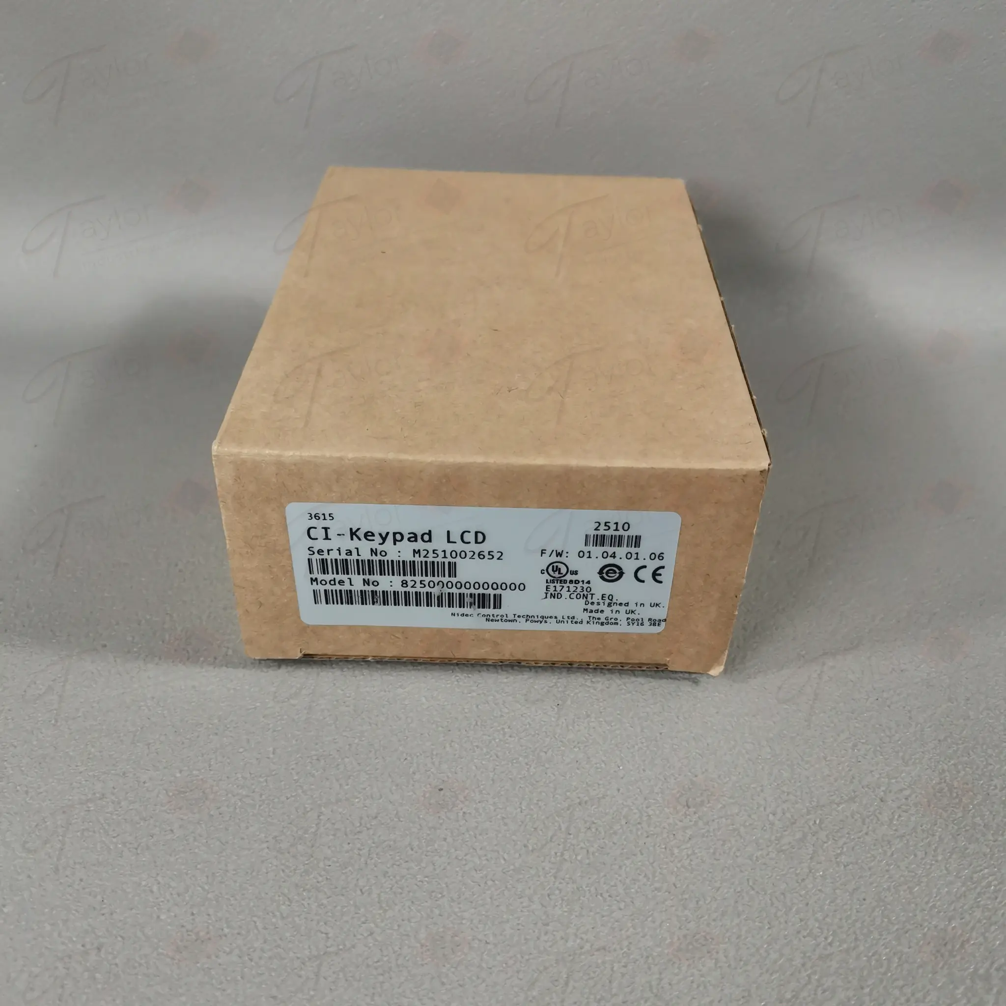 Produktfoto 1 von Nidec CI-Keypad LCD 82500000000000 NEU OVP