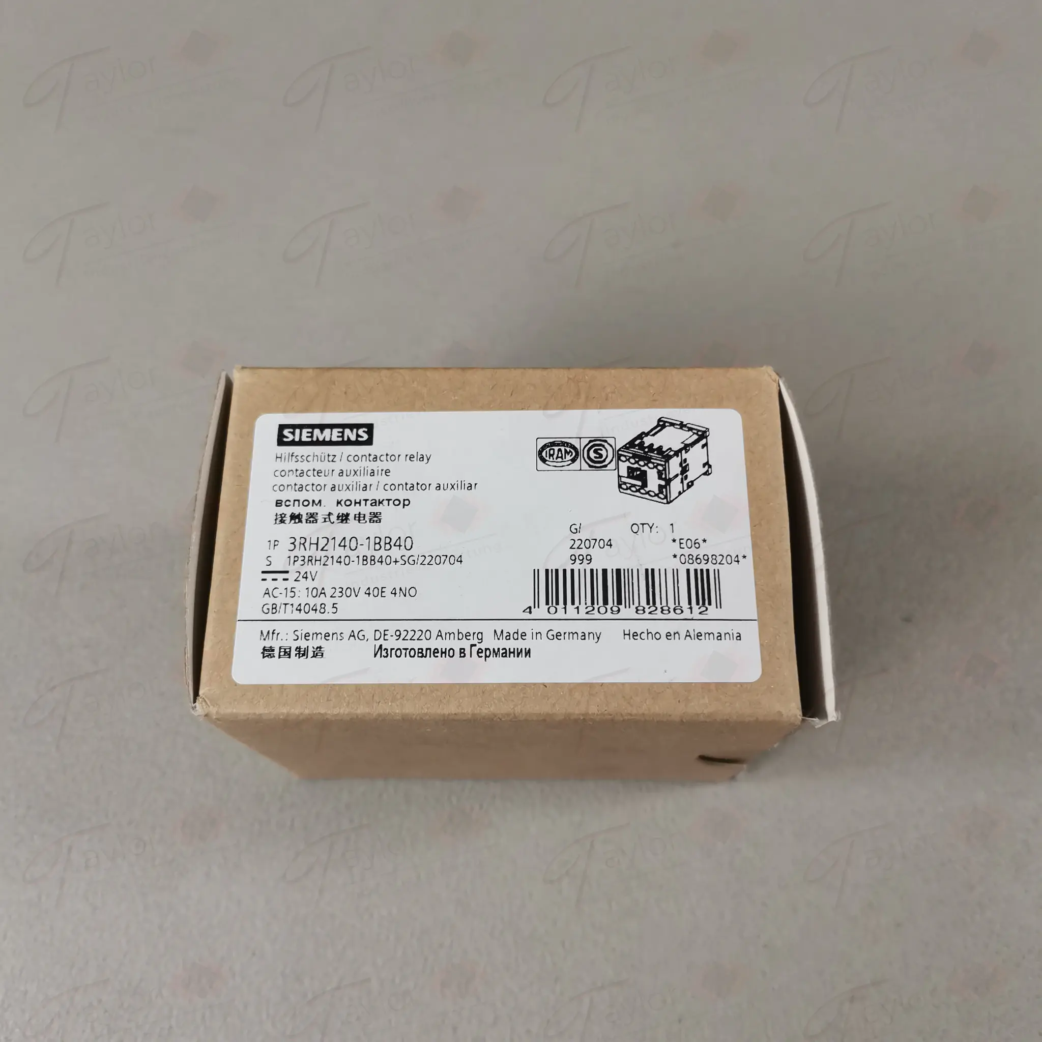 Produktfoto 1 von Siemens 3RH2140-1BB40 / 3RH2 140-1BB40 NEU in OVP