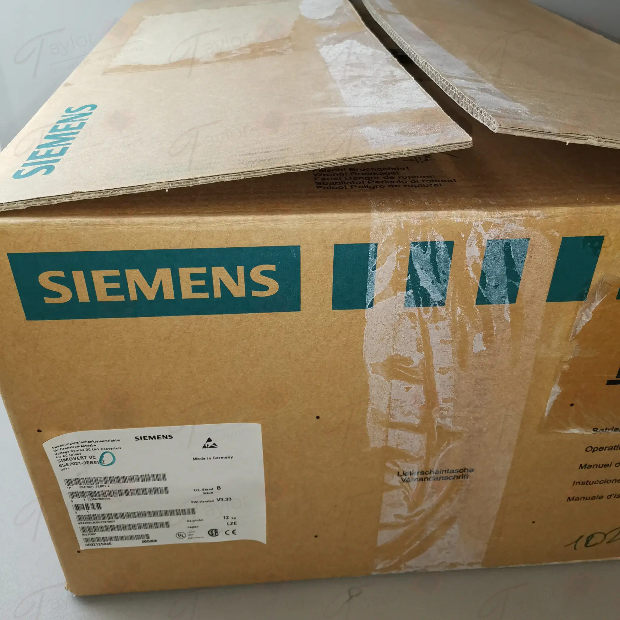 Produktfoto 1 von Siemens 6SE7021-3EB61-Z NEU in OVP
