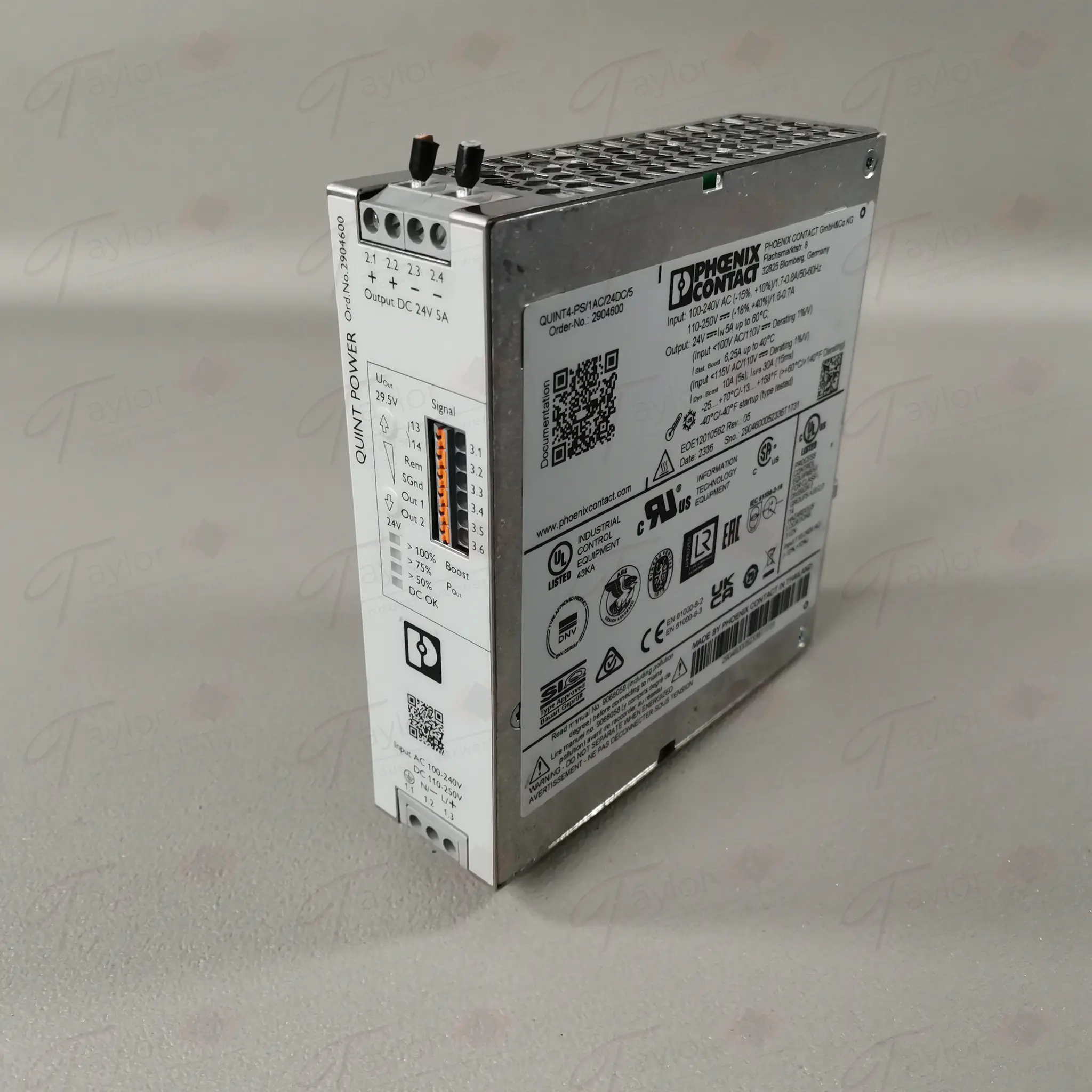 Produktfoto 1 von Phoenix Contact 2904600 QUINT4-PS/1AC/24DC/5