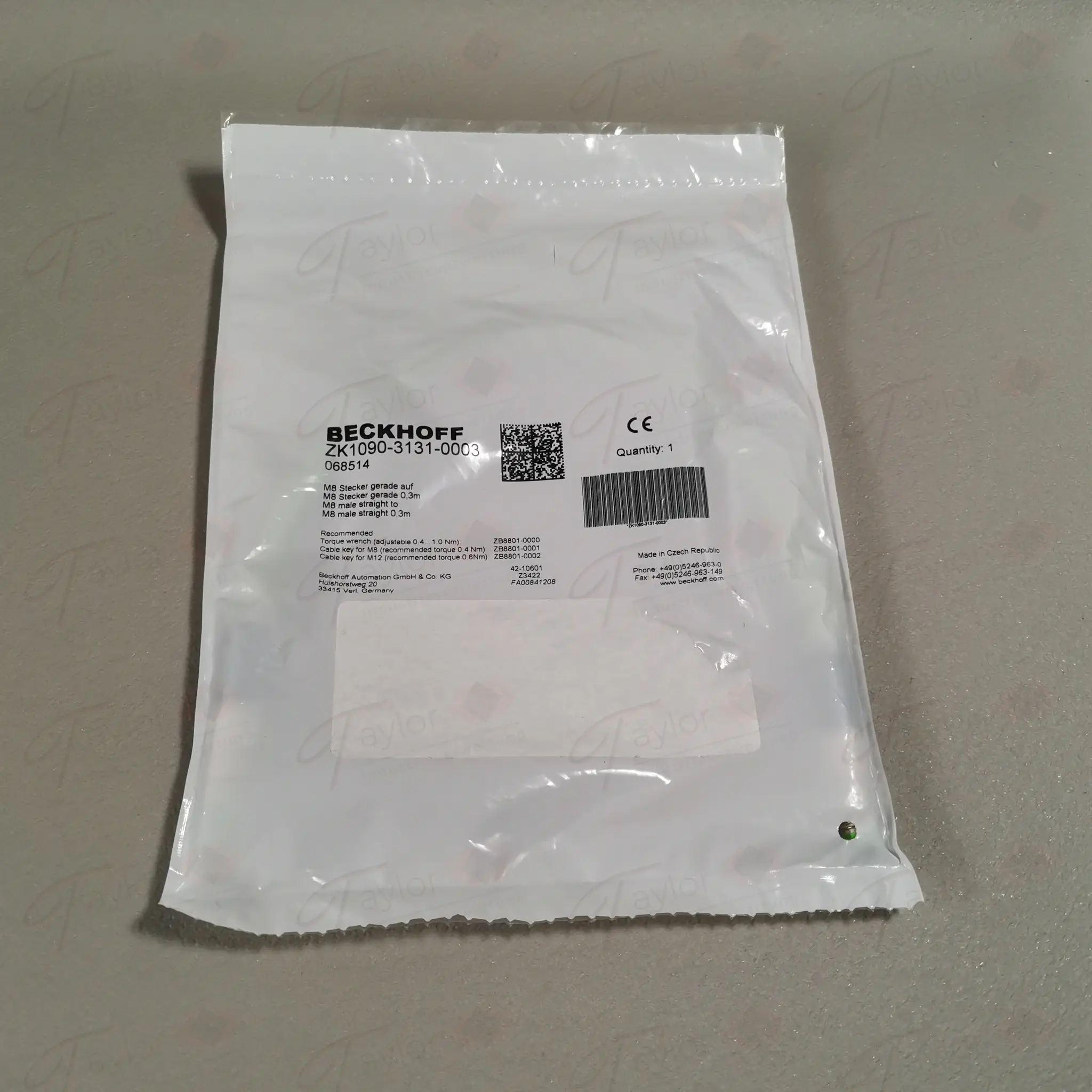 Produktfoto 1 von Beckhoff ZK1090-3131-0003 068514 NEU OVP