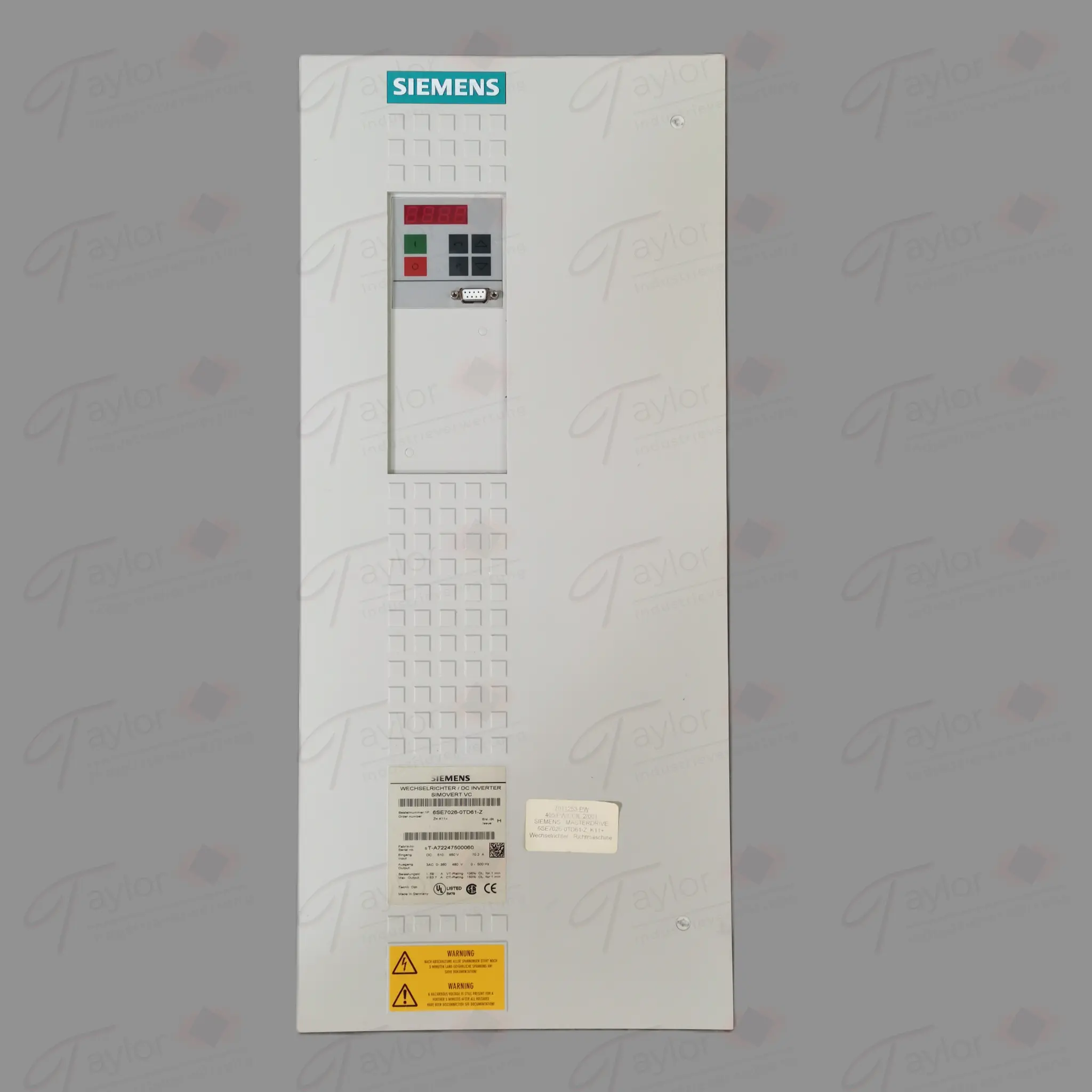 Produktfoto 1 von Siemens 6SE7026-0TD61-Z / 6SE7 026-0TD61-Z Z=K11+ ohne Karten