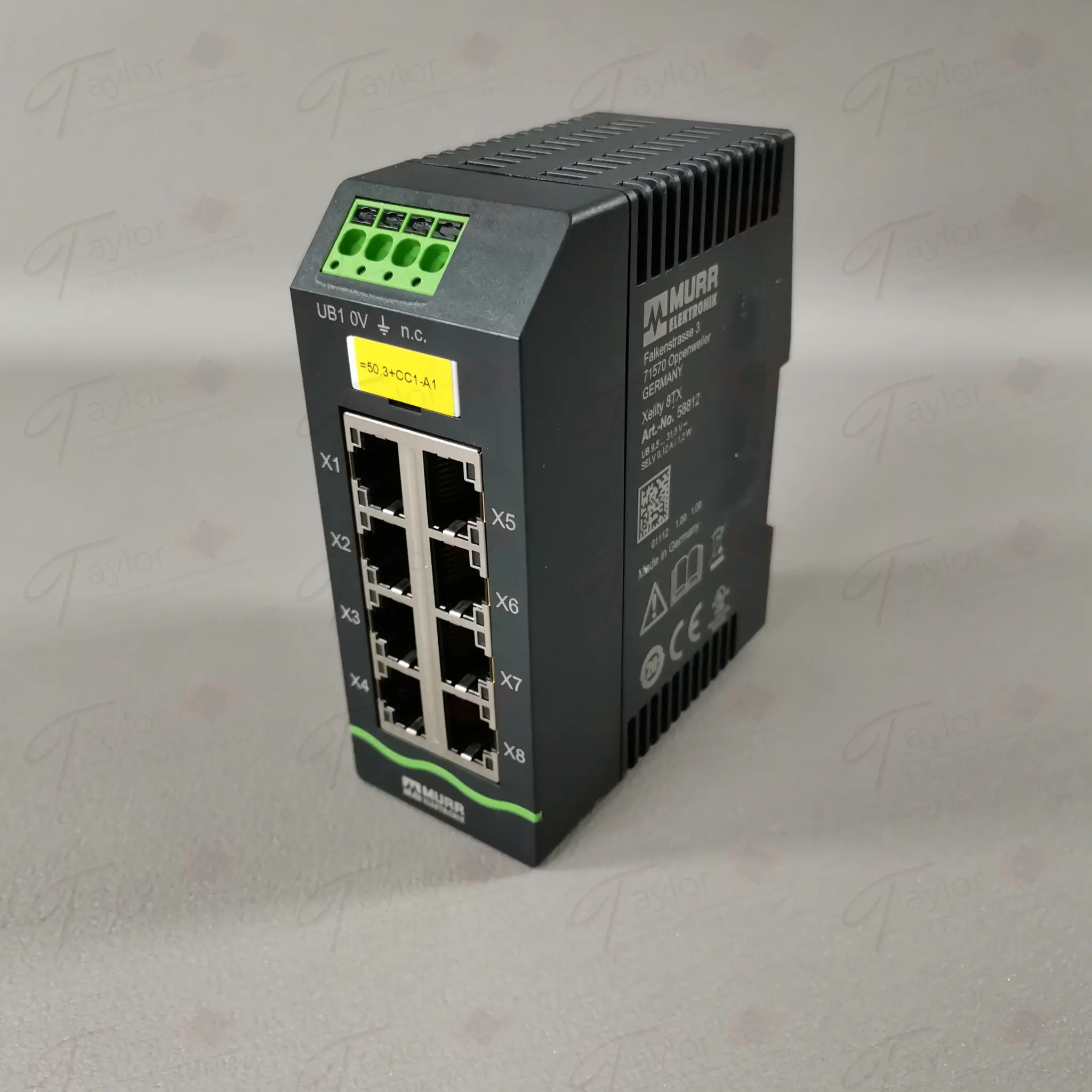 Produktfoto 1 von Murr 58812 8 Port Switch