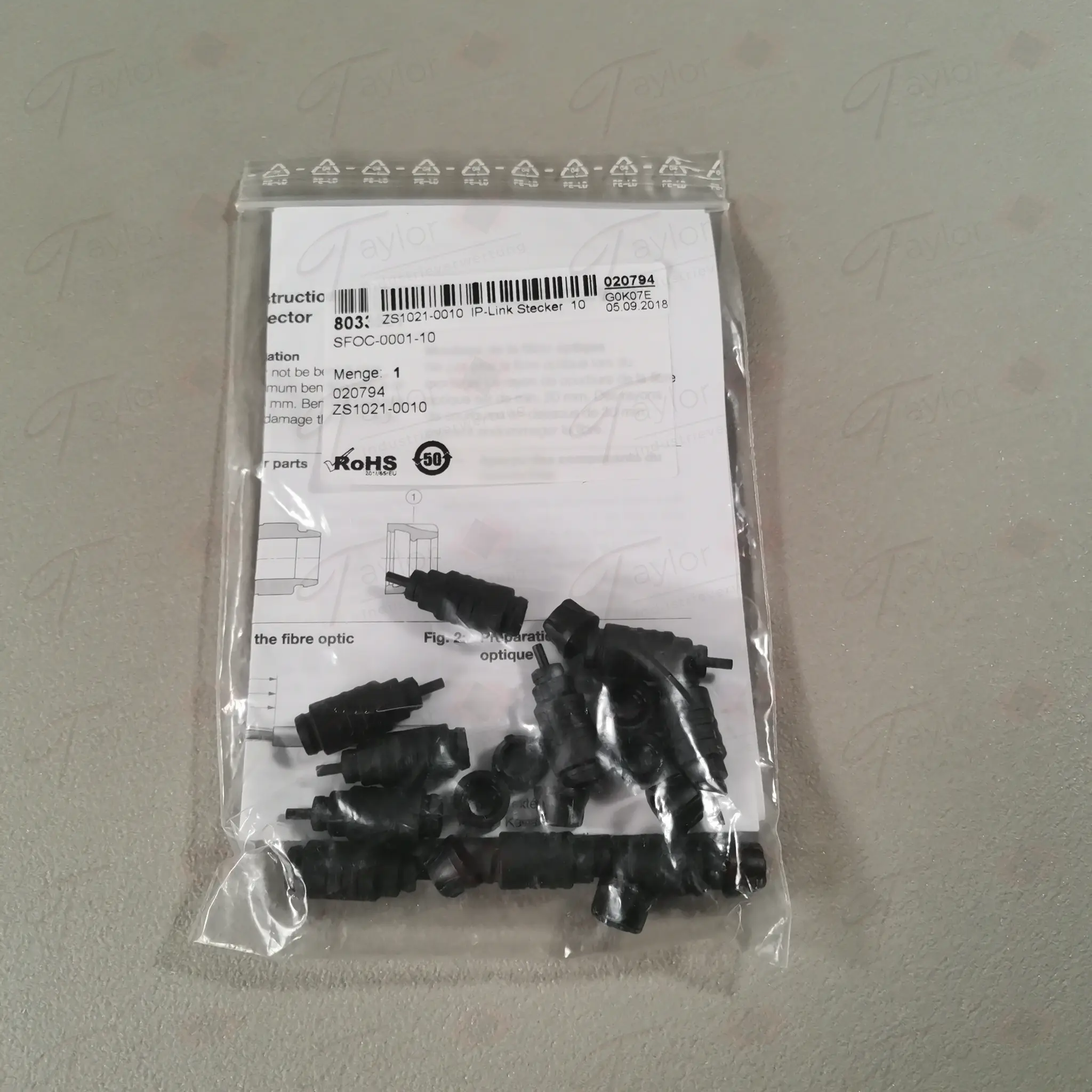Produktfoto 1 von Escha / Beckhoff ZS1021-0010 (10er Pack) NEU in OVP