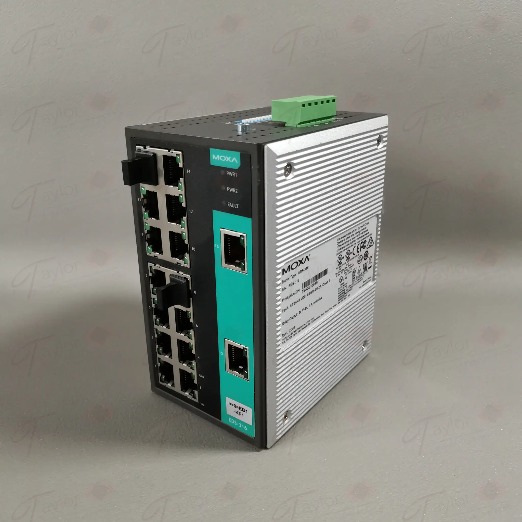 Produktfoto 1 von Moxa EDS-316 EDS-316 14-Port Ethernet Switch