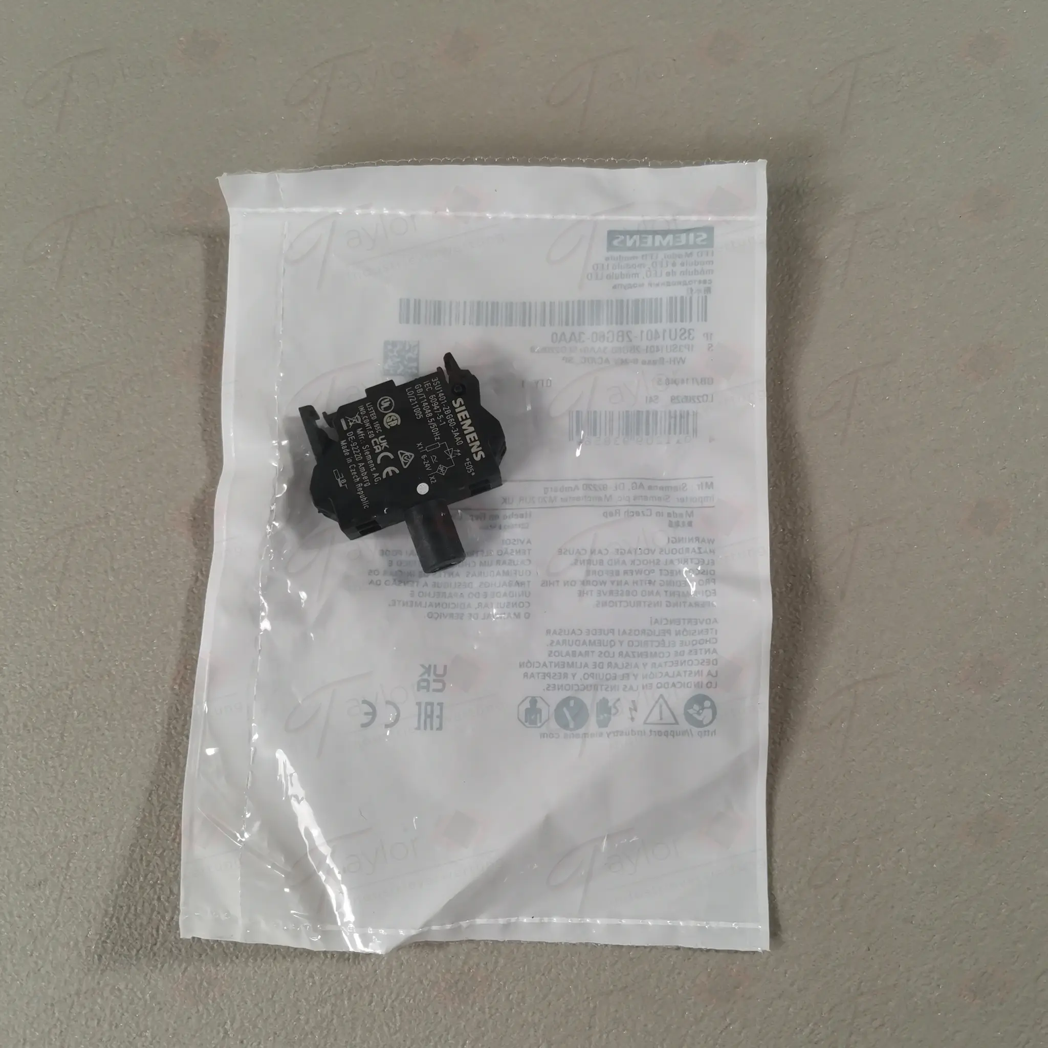 Produktfoto 1 von Siemens 3SU1401-2BG60-3AA0 / 3SU1 401-2BG60-3AA0 NEU OVP
