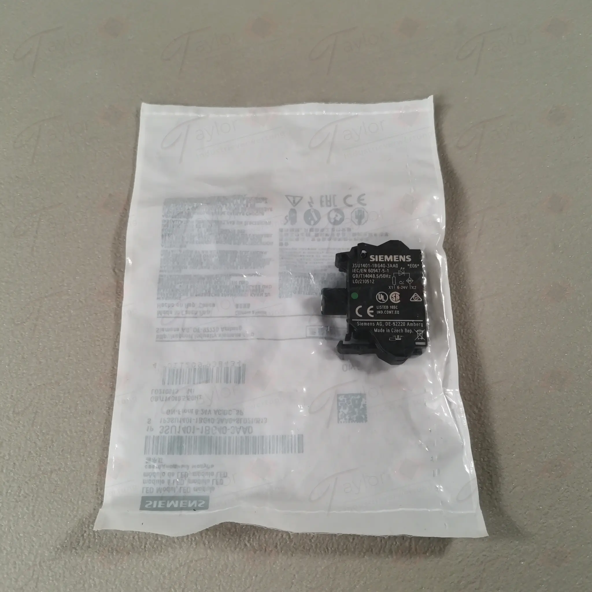 Produktfoto 1 von Siemens 3SU1401-1BG40-3AA0 / 3SU1 401-1BG40-3AA0 NEU OVP