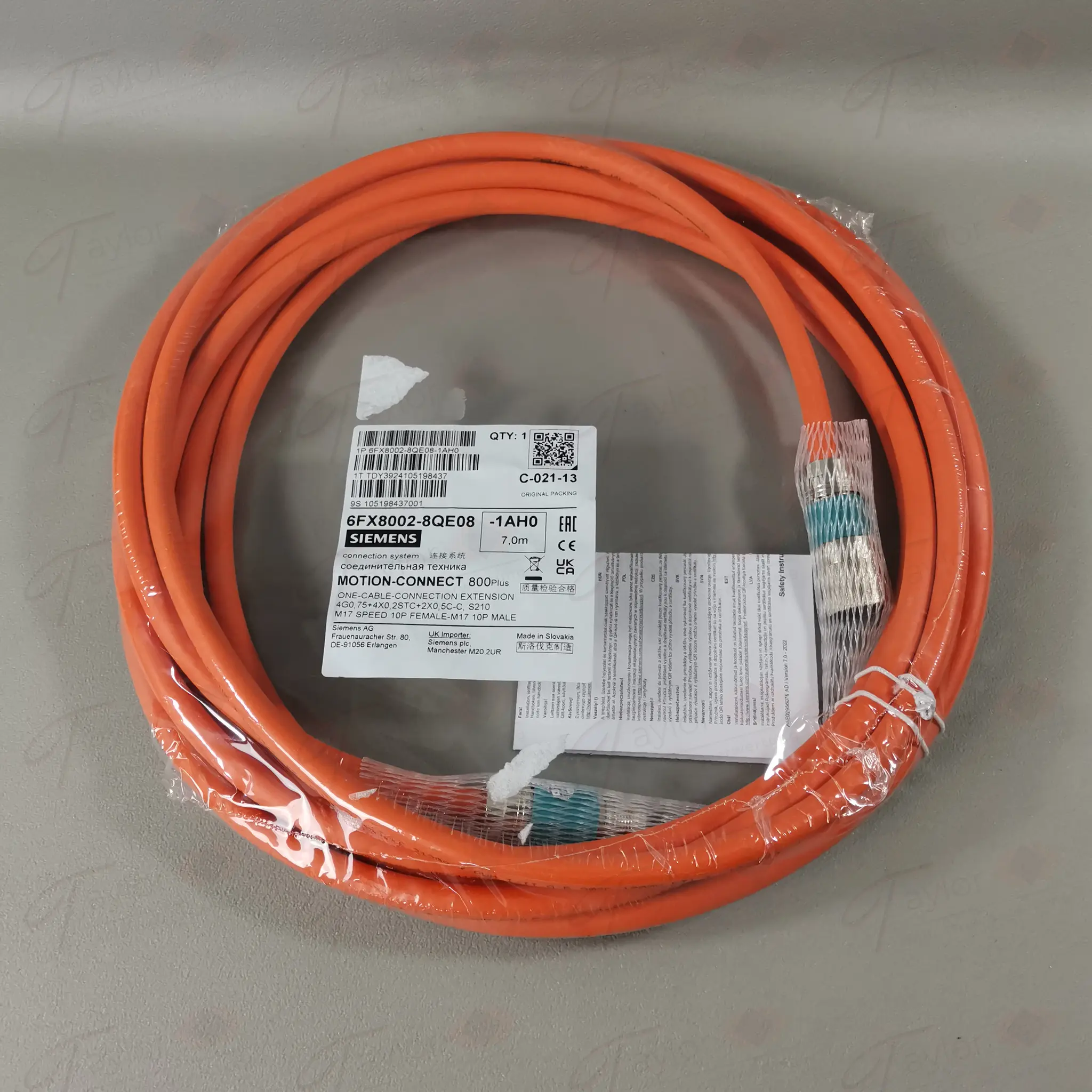 Produktfoto 1 von Siemens 6FX8002-8QE08-1AH0 / 6FX8 002-8QE08-1AH0 NEU OVP