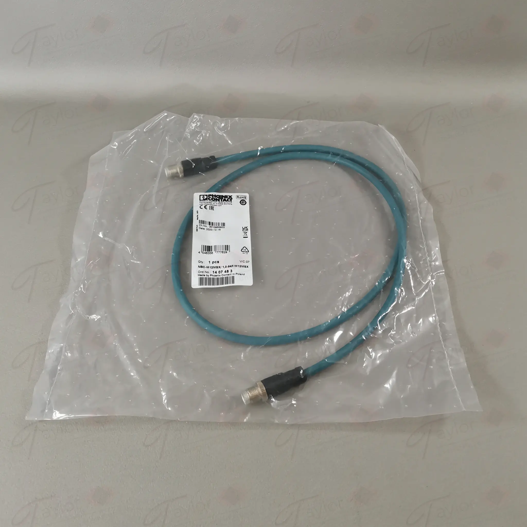 Produktfoto 1 von Phoenix Contact 1407483 NBC-M12MSX/1,0-94F/M12MSX NEU OVP
