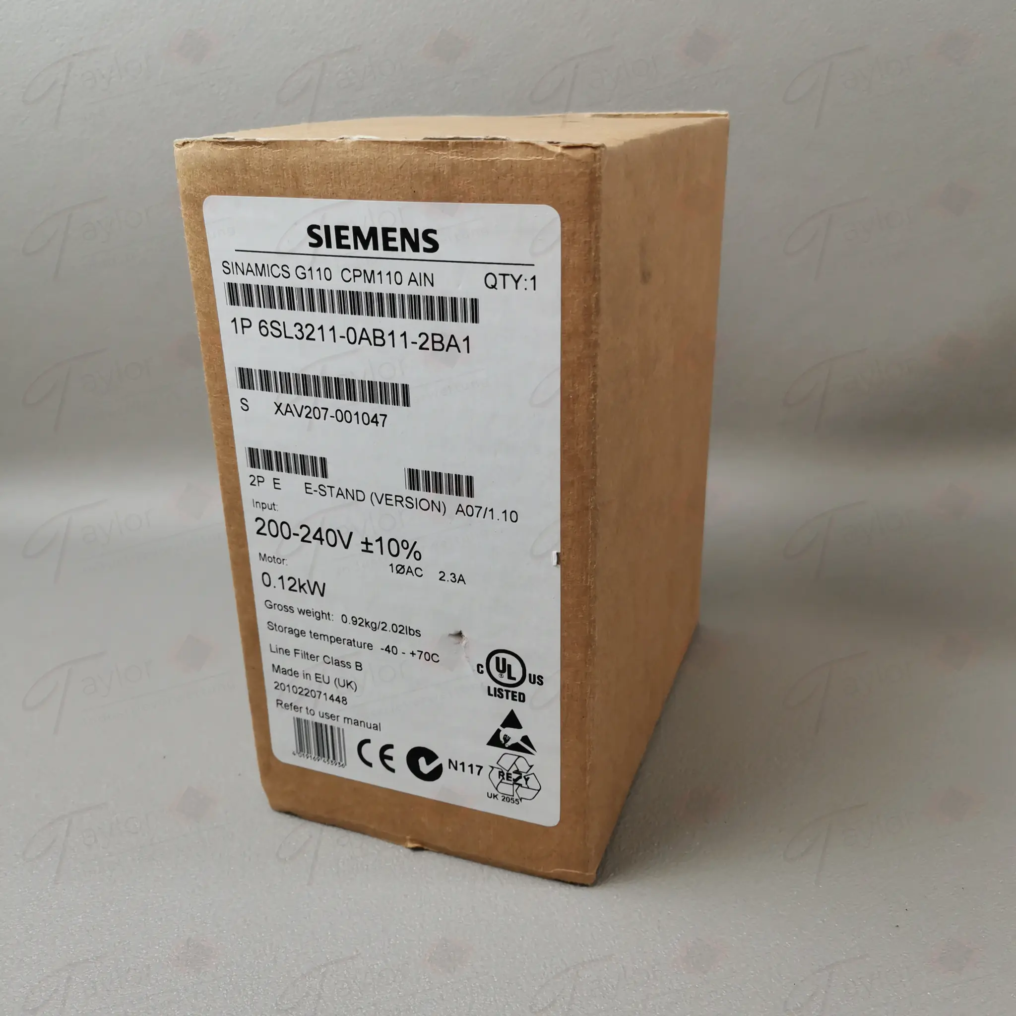 Produktfoto 1 von Siemens 6SL3211-0AB11-2BA1 / 6SL3 211-0AB11-2BA1 NEU in OVP