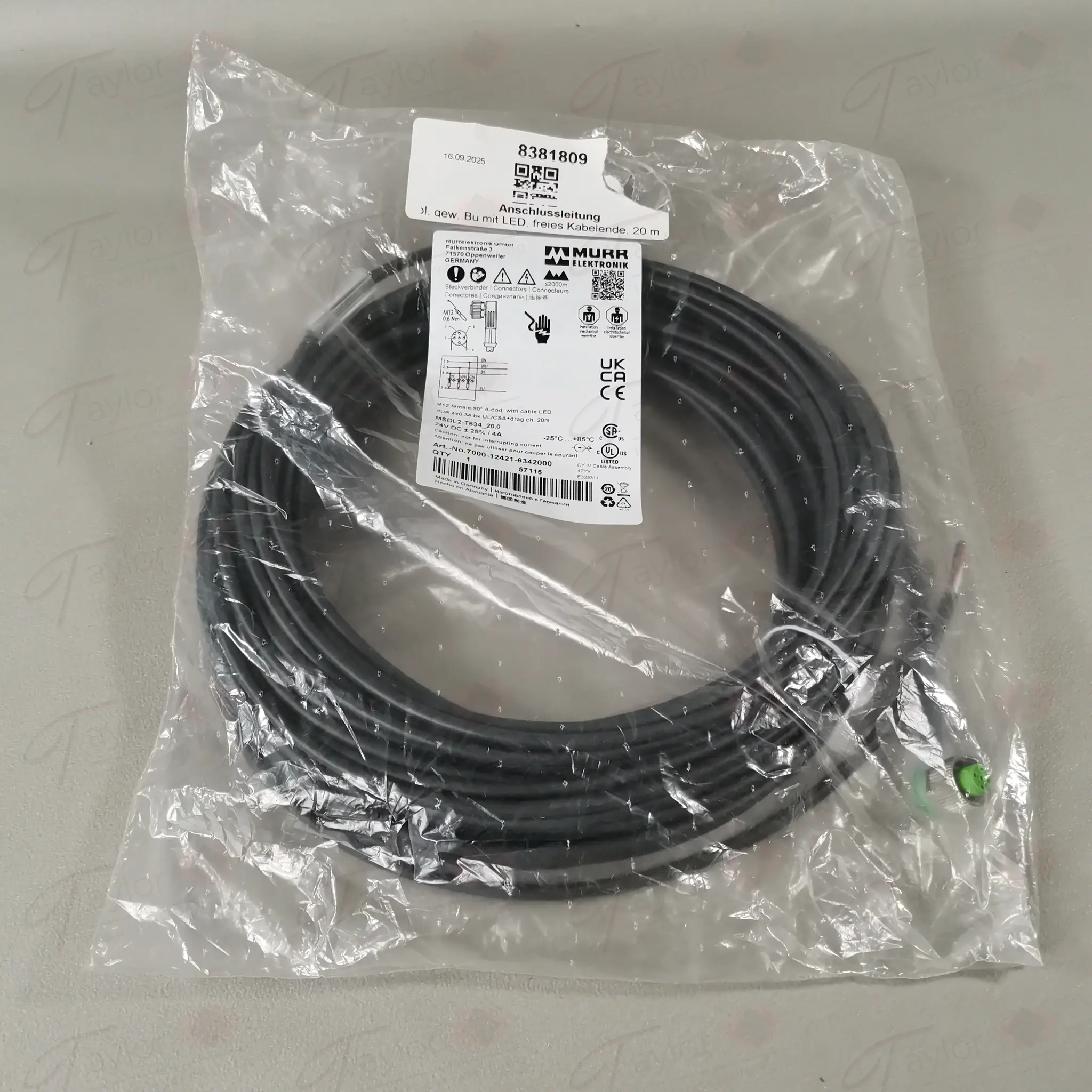 Produktfoto 1 von Murr 7000-12421-6342000 NEU OVP