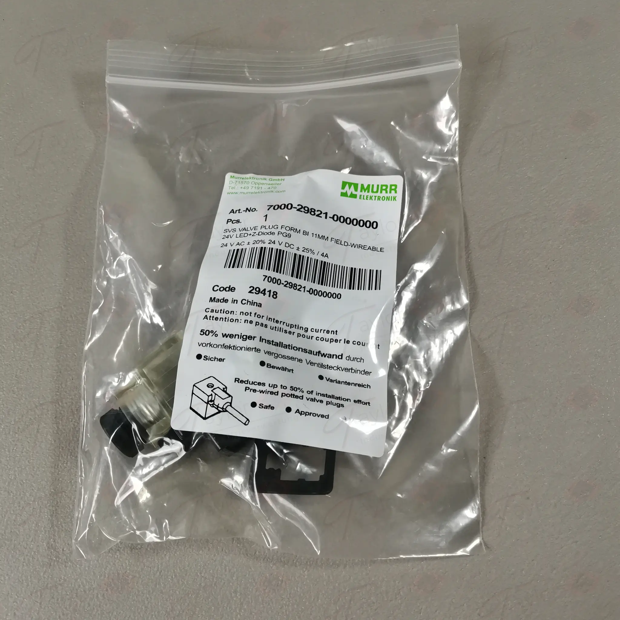 Produktfoto 1 von Murr 7000-29821-0000000 NEU OVP