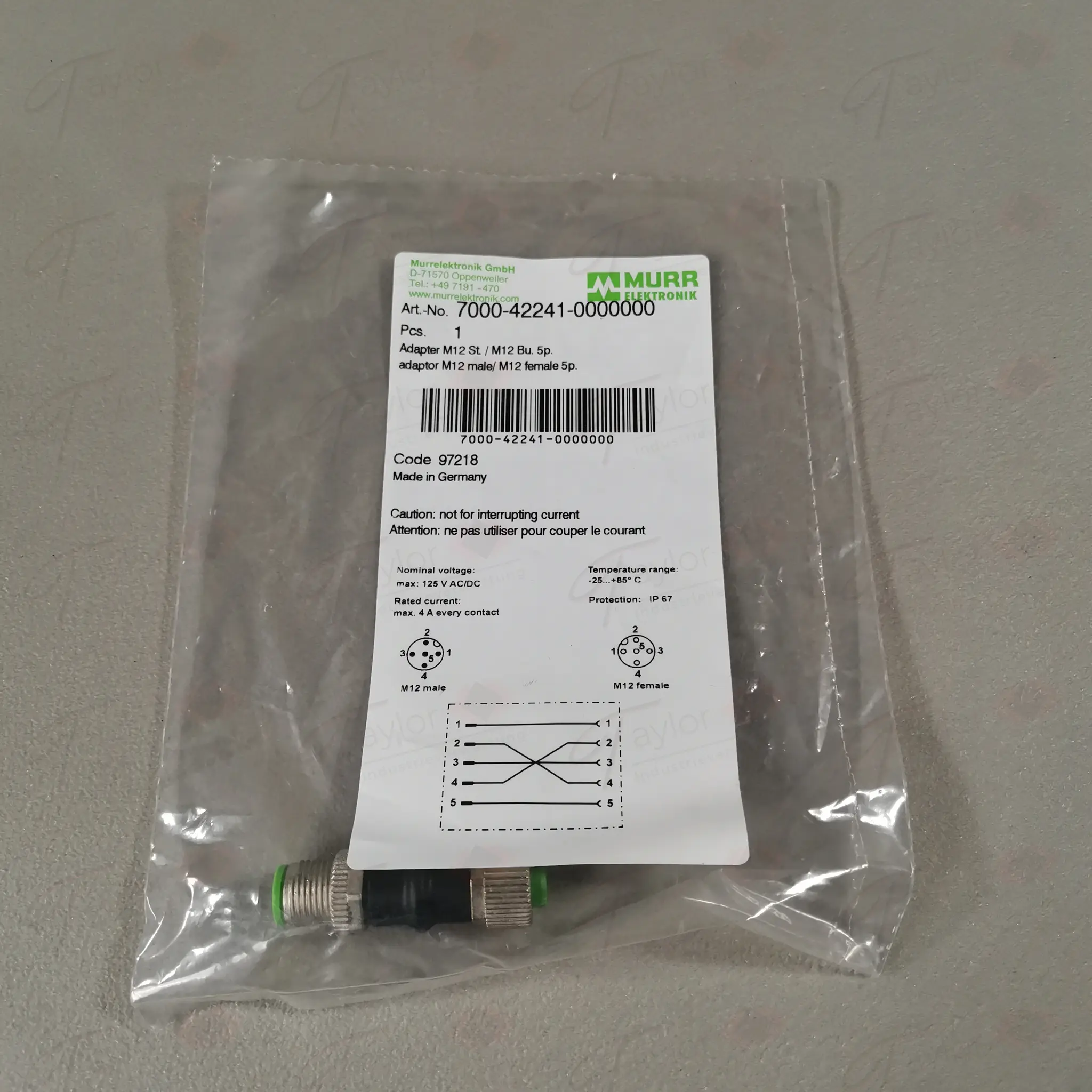 Produktfoto 1 von Murr 7000-42241-0000000 NEU OVP