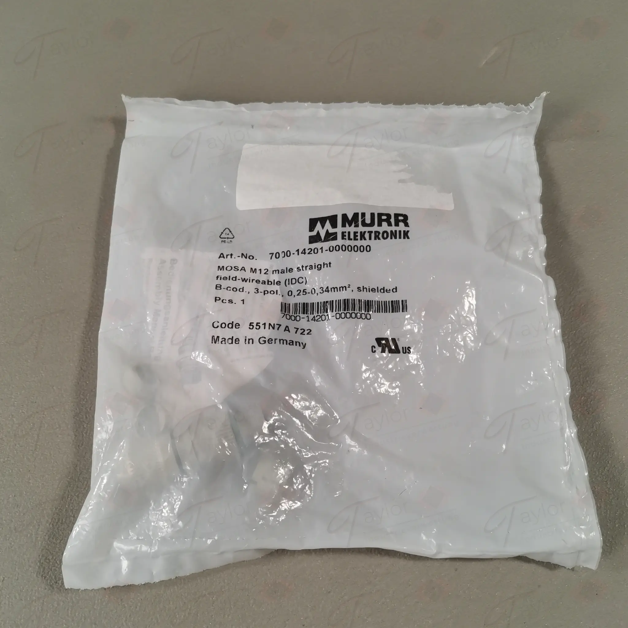 Produktfoto 1 von Murr 7000-14201-0000000 Stecker NEU OVP