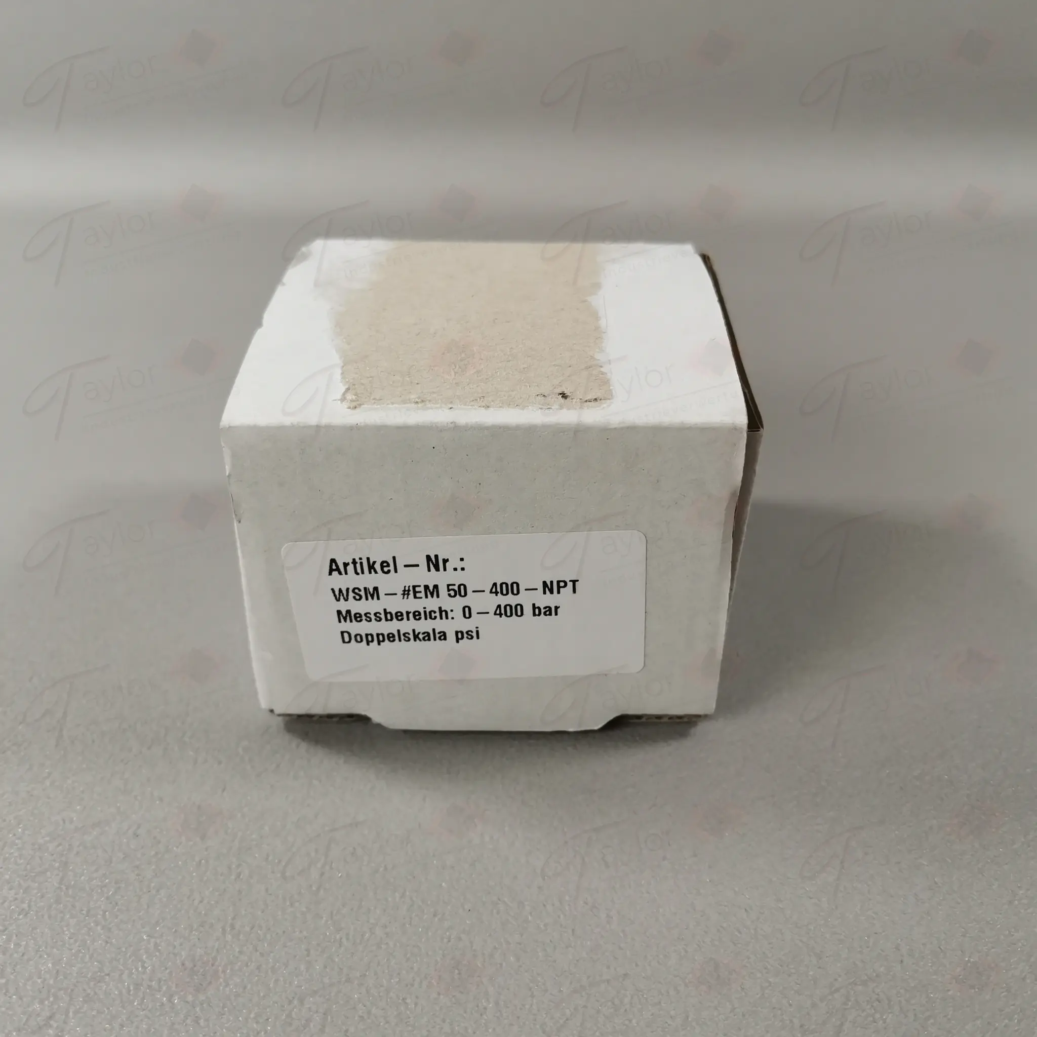 Produktfoto 1 von Manometer WSM-#EM 50-400-NPT NEU OVP