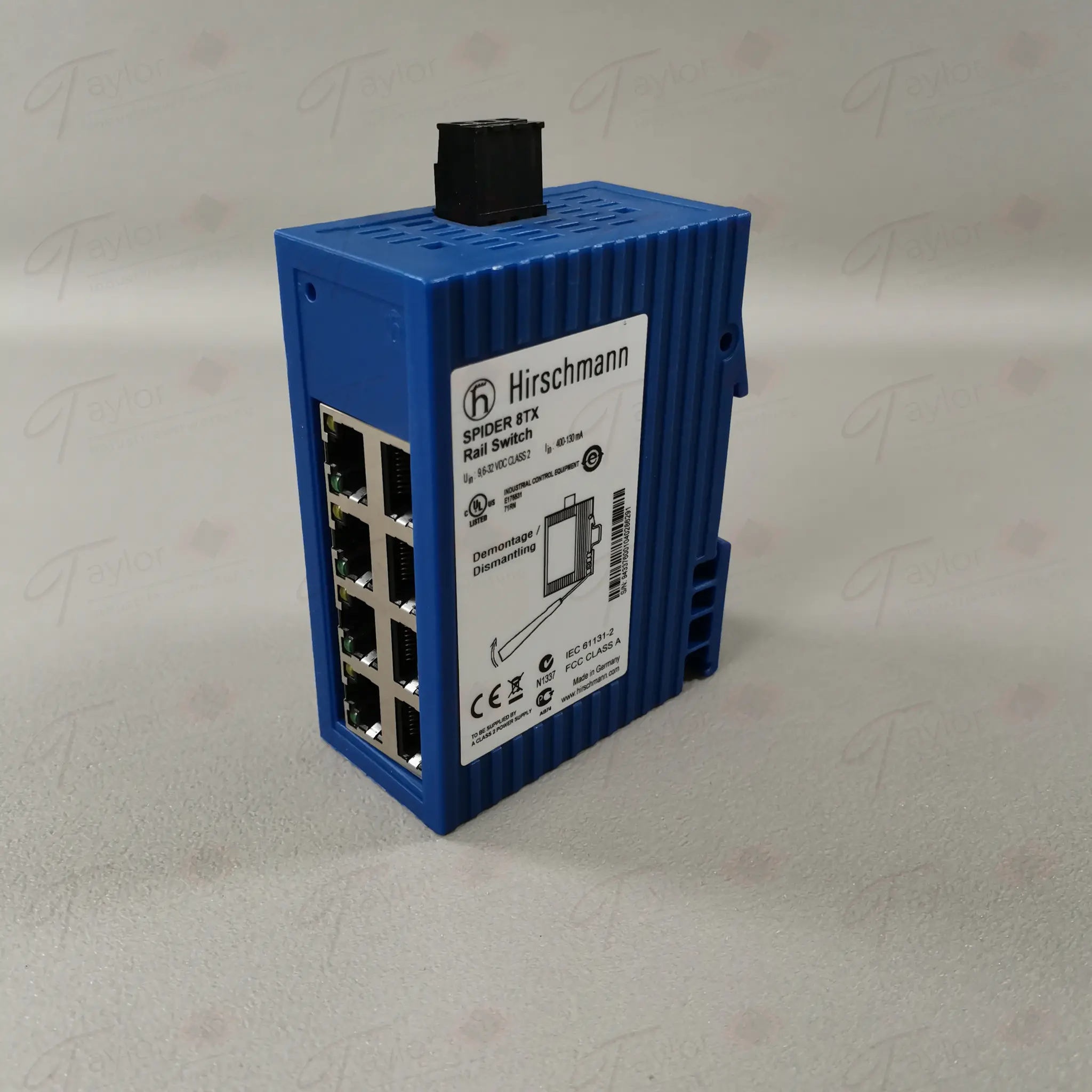 Produktfoto 1 von Hirschmann SPIDER 8TX Rail Switch