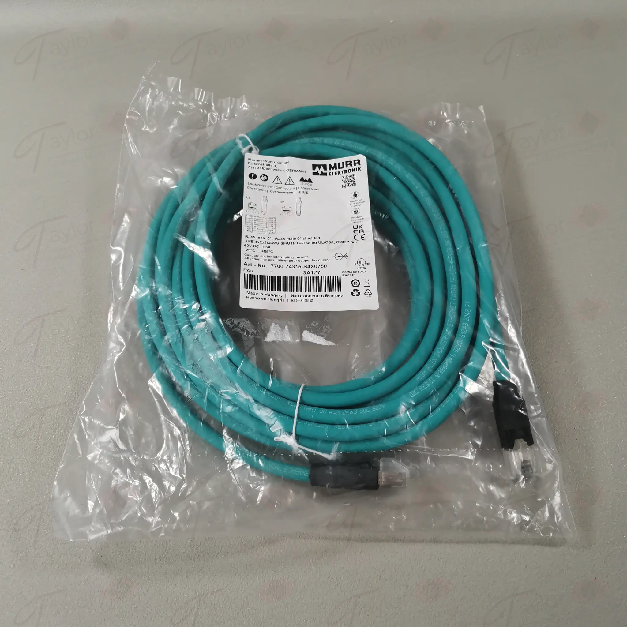 Produktfoto 1 von Murr 7700-74315-S4X0750 NEU