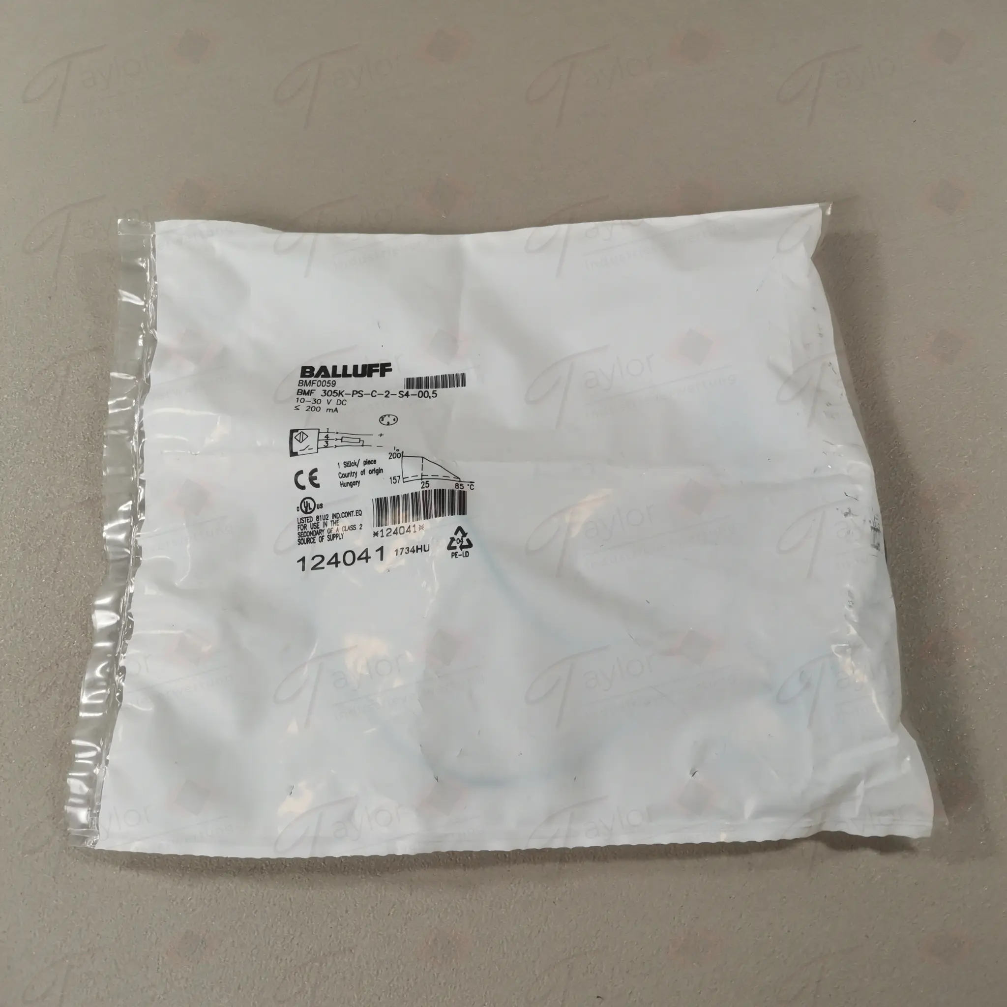 Produktfoto 1 von Balluff BMF0059 BMF 305K-PS-C-2-S4-00,5 NEU OVP