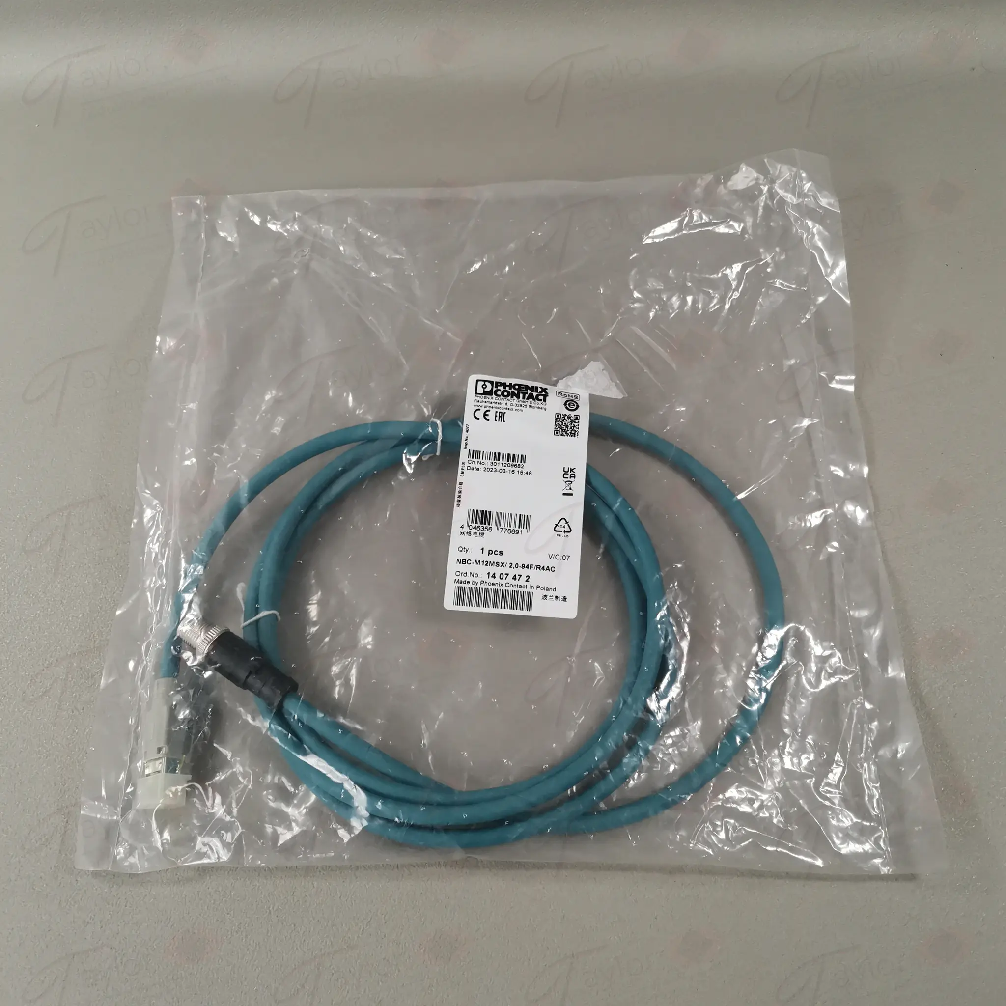 Produktfoto 1 von Phoenix Contact 1407472 NBC-M12MSX/ 2,0-94F/R4AC NEU OVP
