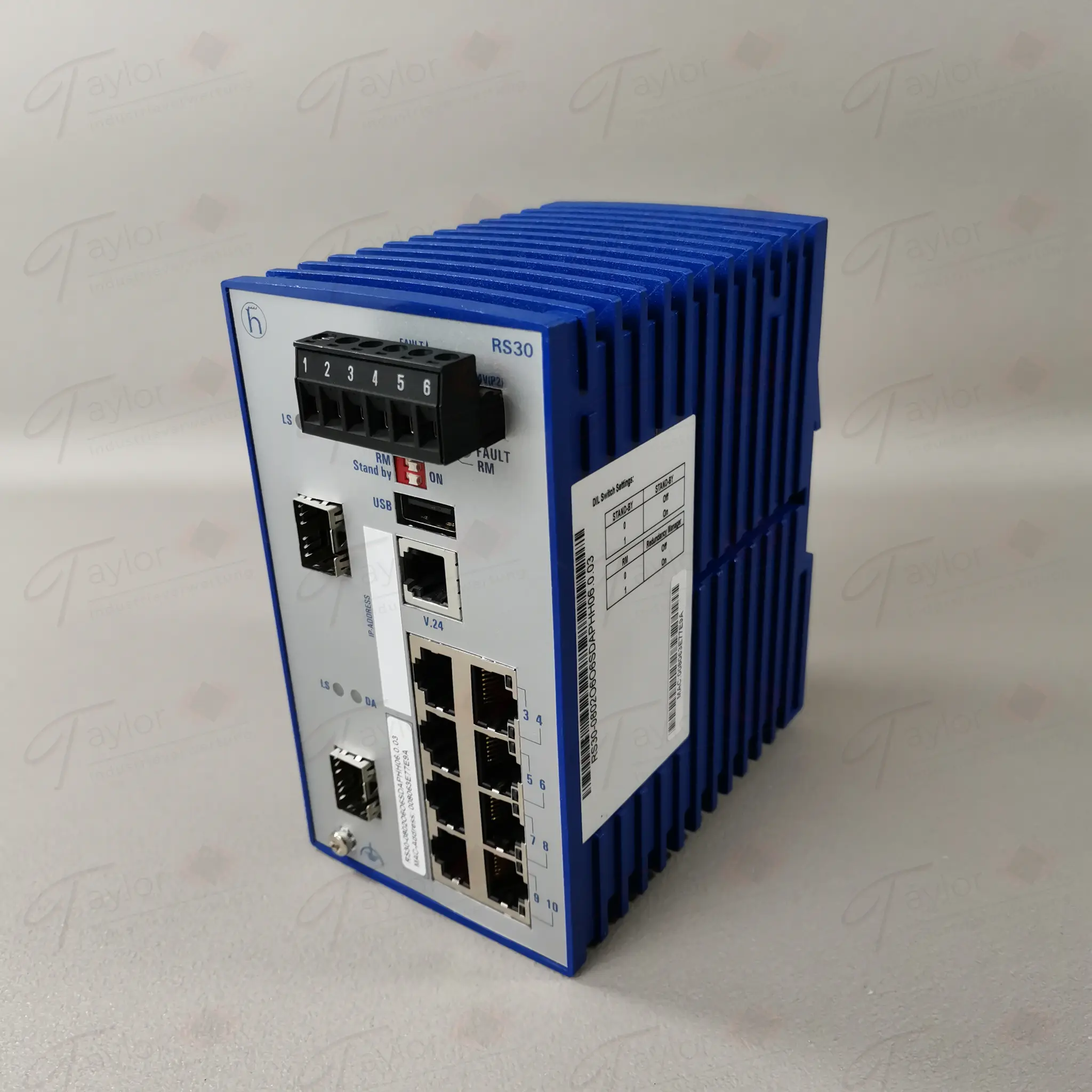 Produktfoto 1 von Hirschmann RS30 Rail Switch RS30-0802O6O6SDAPHH06.0.03