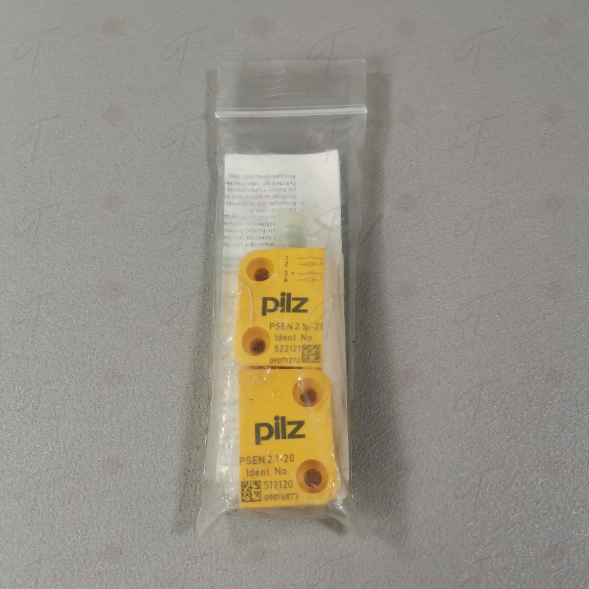 Produktfoto 1 von Pilz 502221 (522121 PSEN 2.1p-21 + 512120 PSEN 2.1-20) NEU in OVP