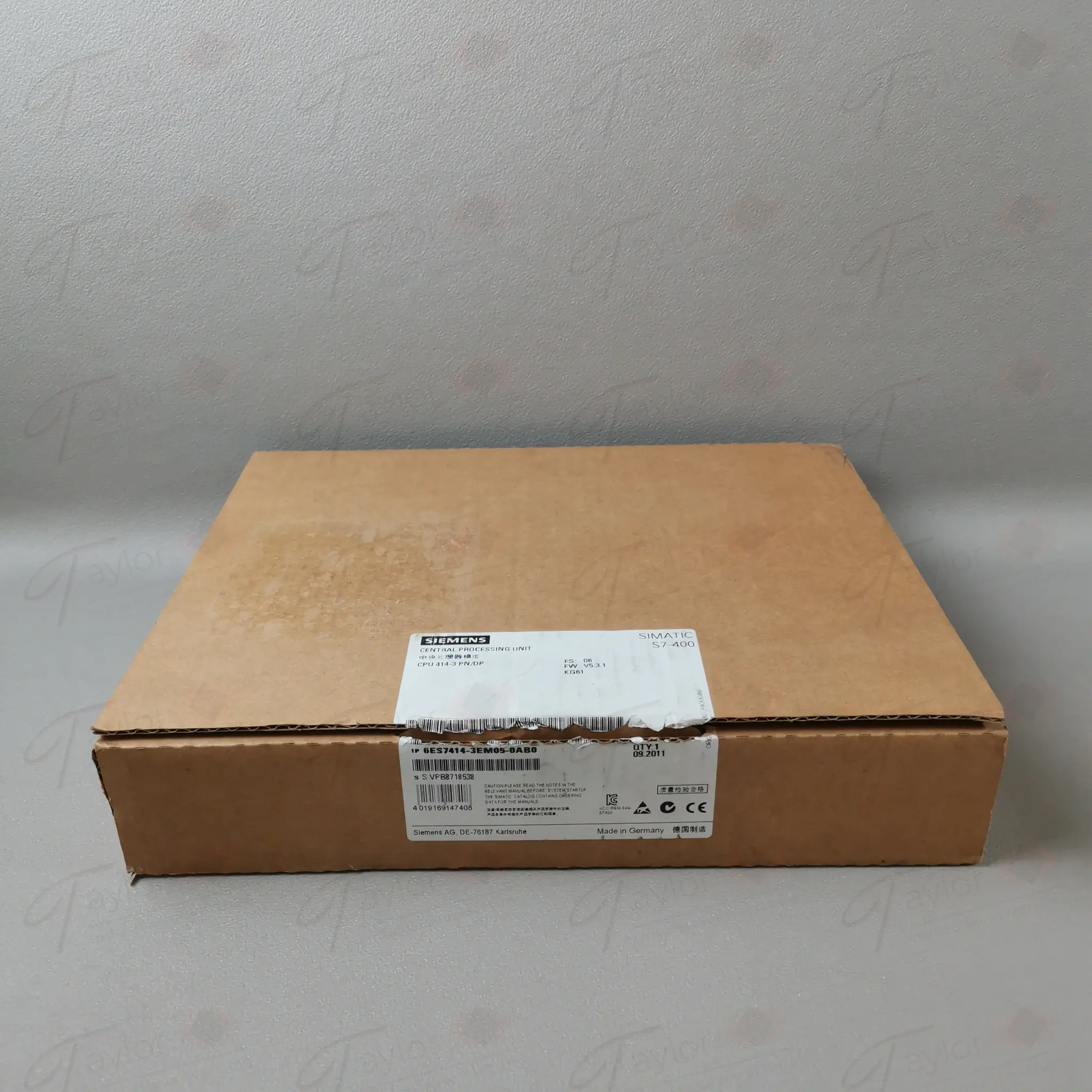 Produktfoto 1 von Siemens 6ES7 414-3EM05-0AB0 / 6ES7414-3EM05-0AB0 NEU in OVP Siegel offen