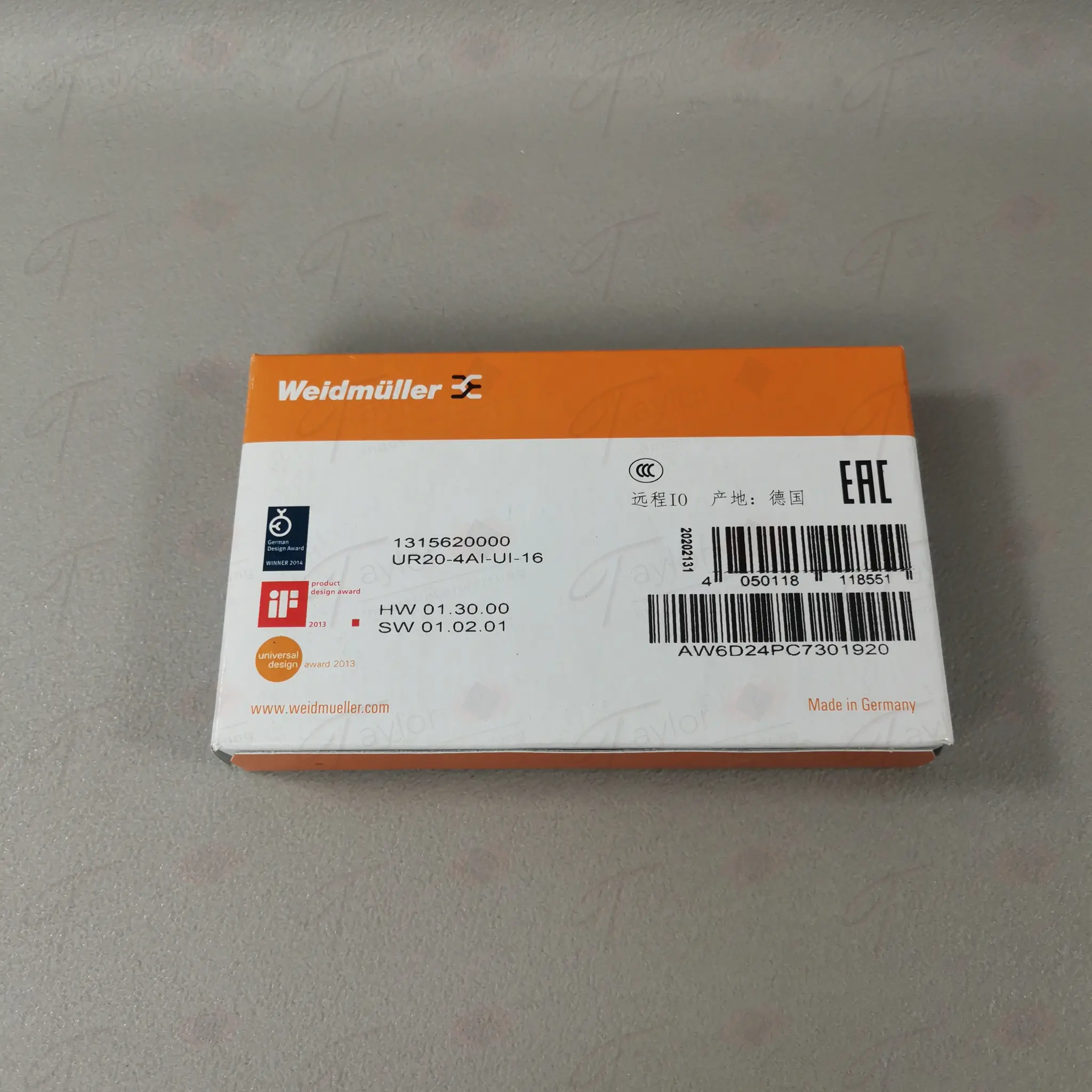 Produktfoto 1 von Weidmüller 1315620000 UR20-4AI-UI-16 NEU OVP