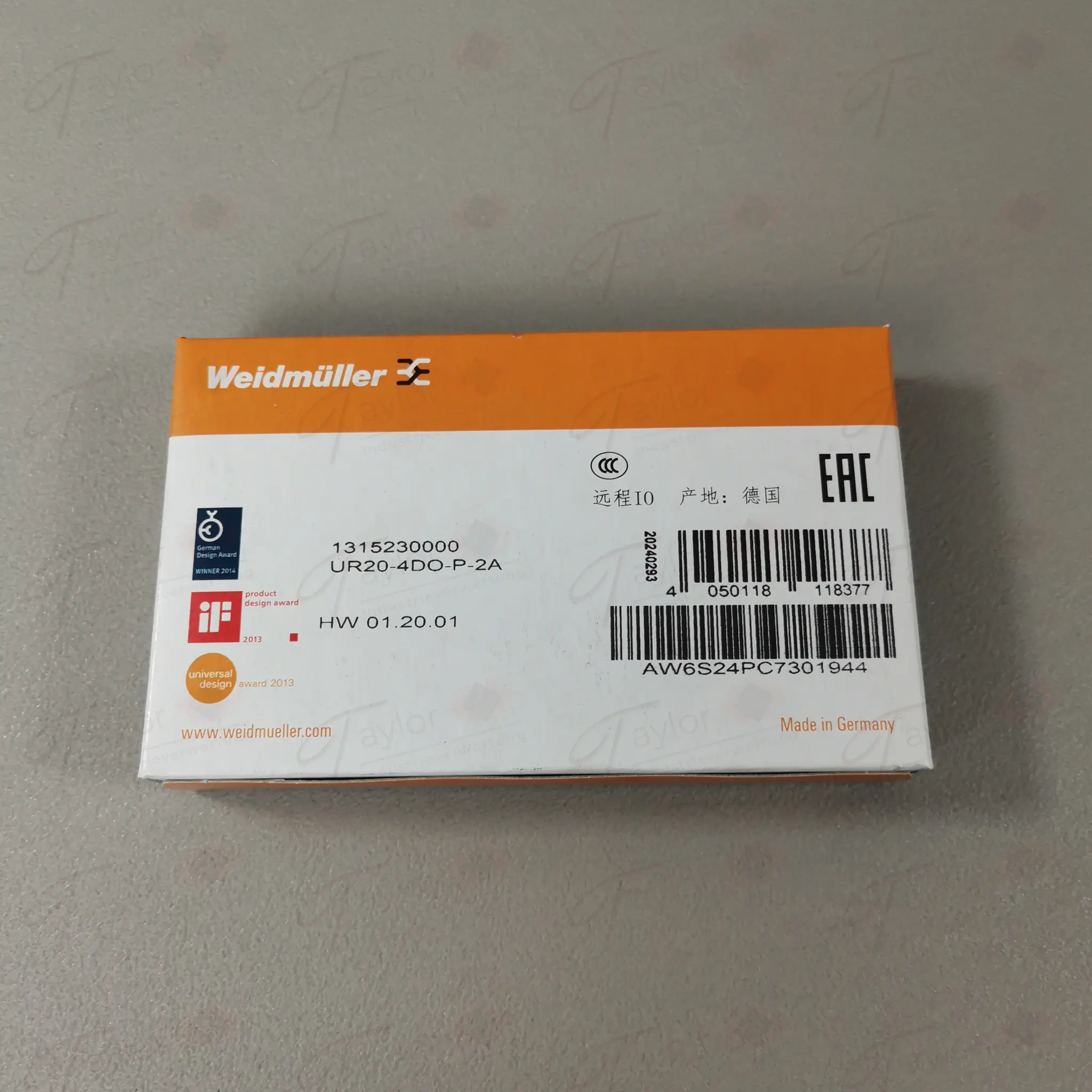 Produktfoto 1 von Weidmüller 1315230000 UR20-4DO-P-2A NEU OVP
