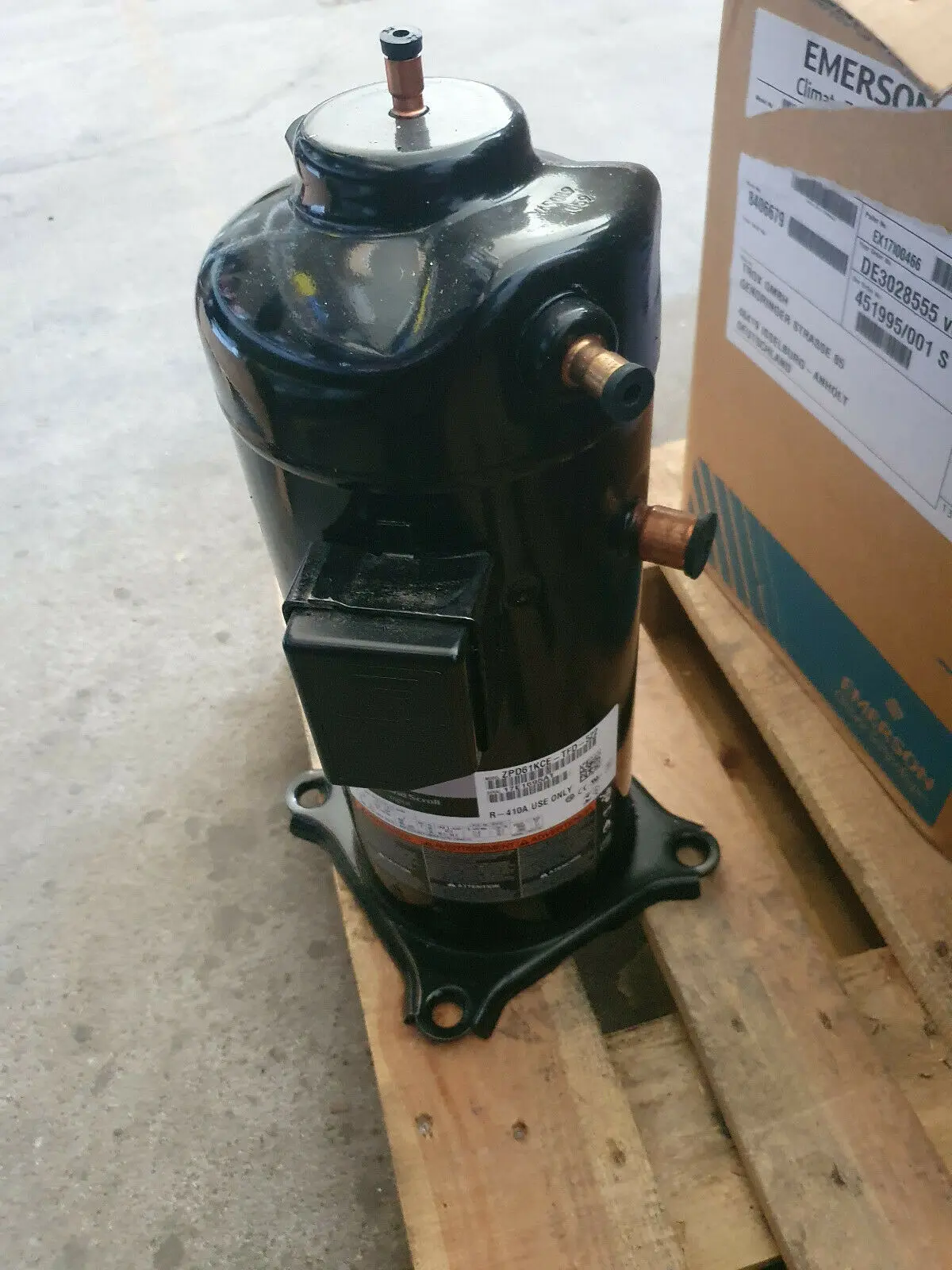 Emerson Copeland Scroll ZPD61KCE-TFD-522 Kompressor NEU