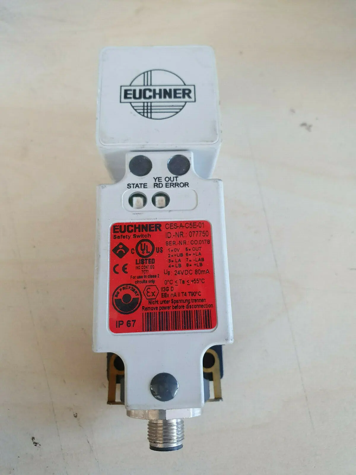 Produktfoto 1 von Euchner 077750 CES-A-C5E-01