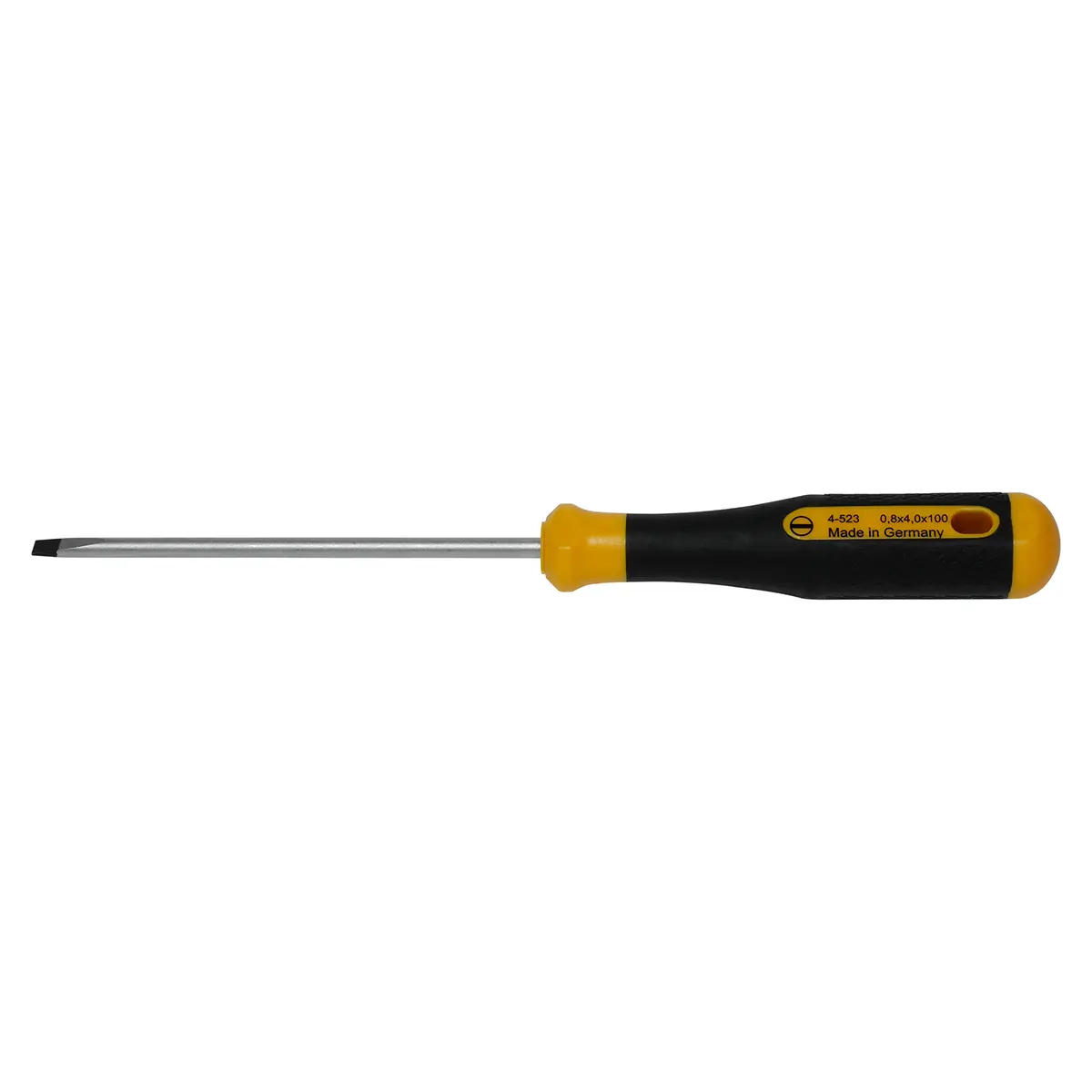 Produktfoto 1 von Schraubendreher POWERline Schlitz Klinge 4,0x0,8x100mm