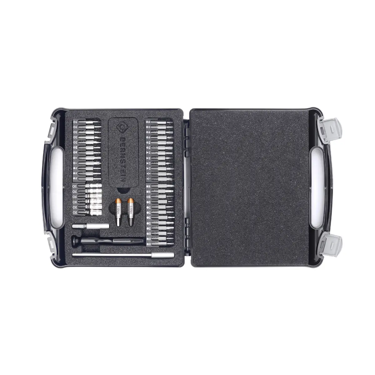 Produktfoto 1 von Bit-Satz 47-tlg mit Drehmoment-Adapter 0.5+0.6Nm