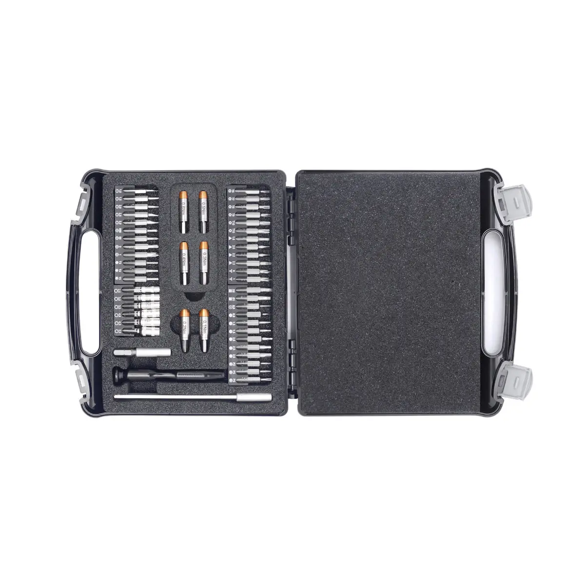 Produktfoto 1 von Bit-Satz 51-tlg mit Drehmoment-Adapter 0.1-0.6Nm