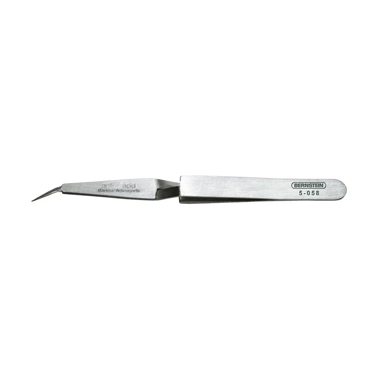Produktfoto 1 von Kreuzpinzette 120mm Form 53c Edelstahl, selbsthaltend