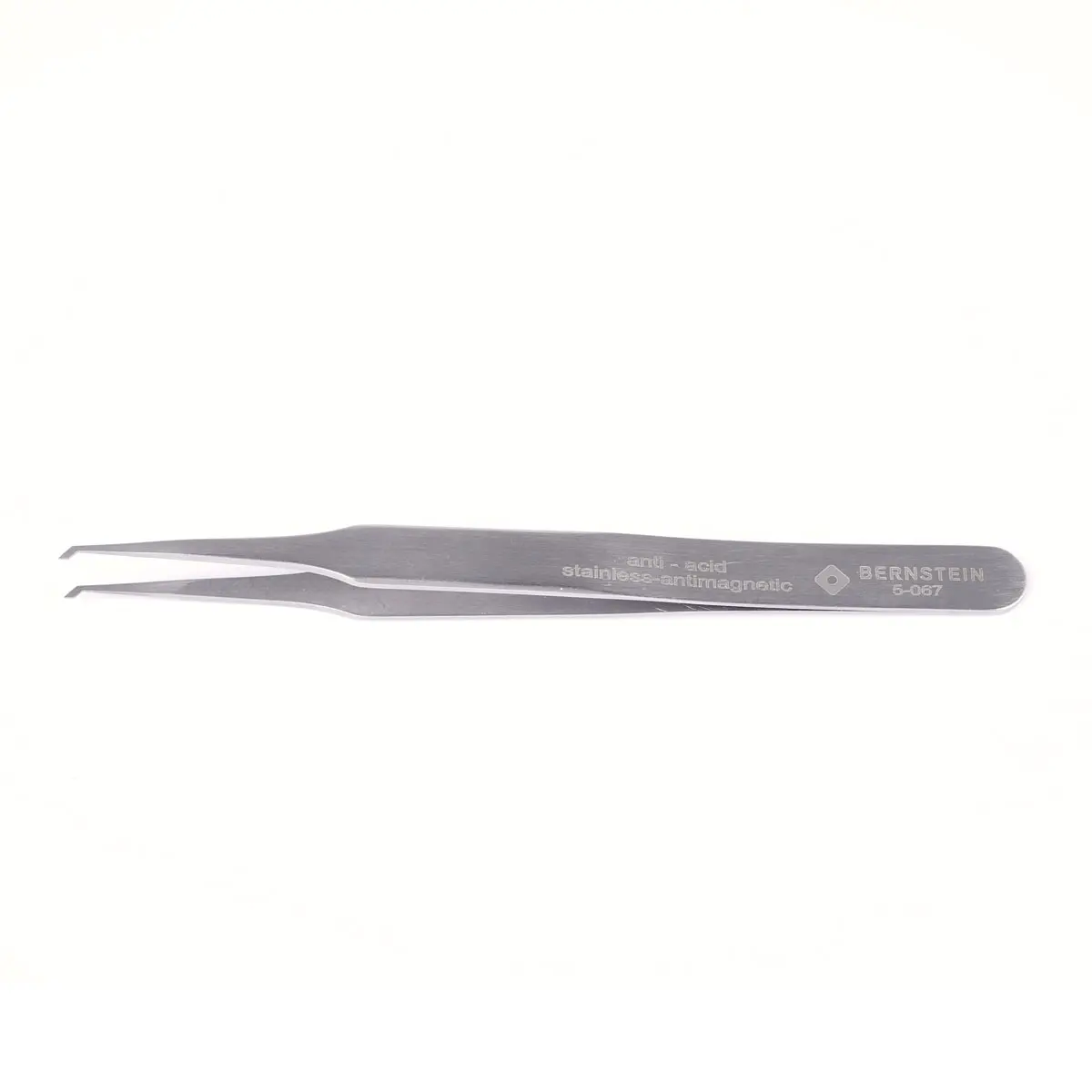 Produktfoto 1 von SMD Pinzette 120mm Form 12 Edelstahl Winkel 45°