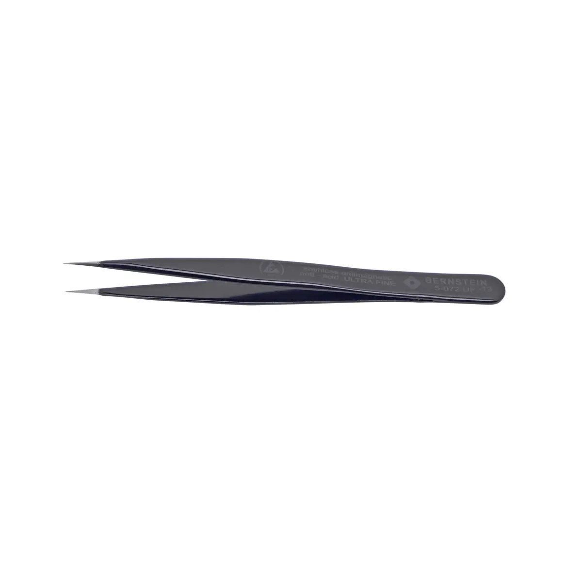 Produktfoto 1 von ESD SMD Pinzette ULTRA FINE 110mm Form 3c Edelstahl, sehr spitz, ableitfähig