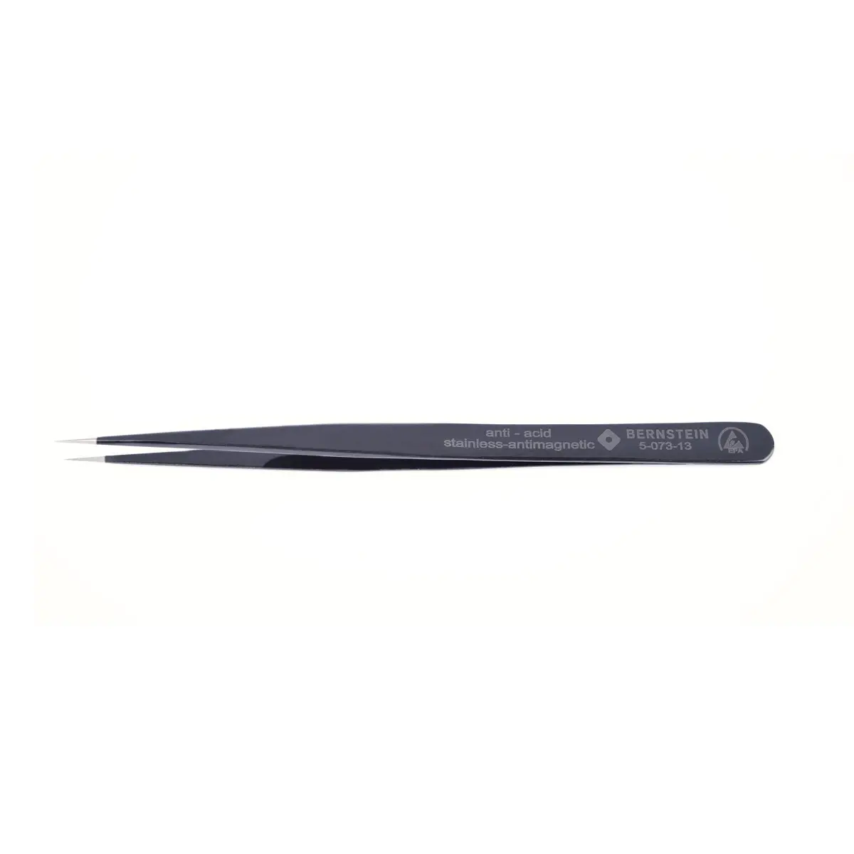 Produktfoto 1 von ESD SMD Pinzette 140mm Form SS Edelstahl, ableitfähig