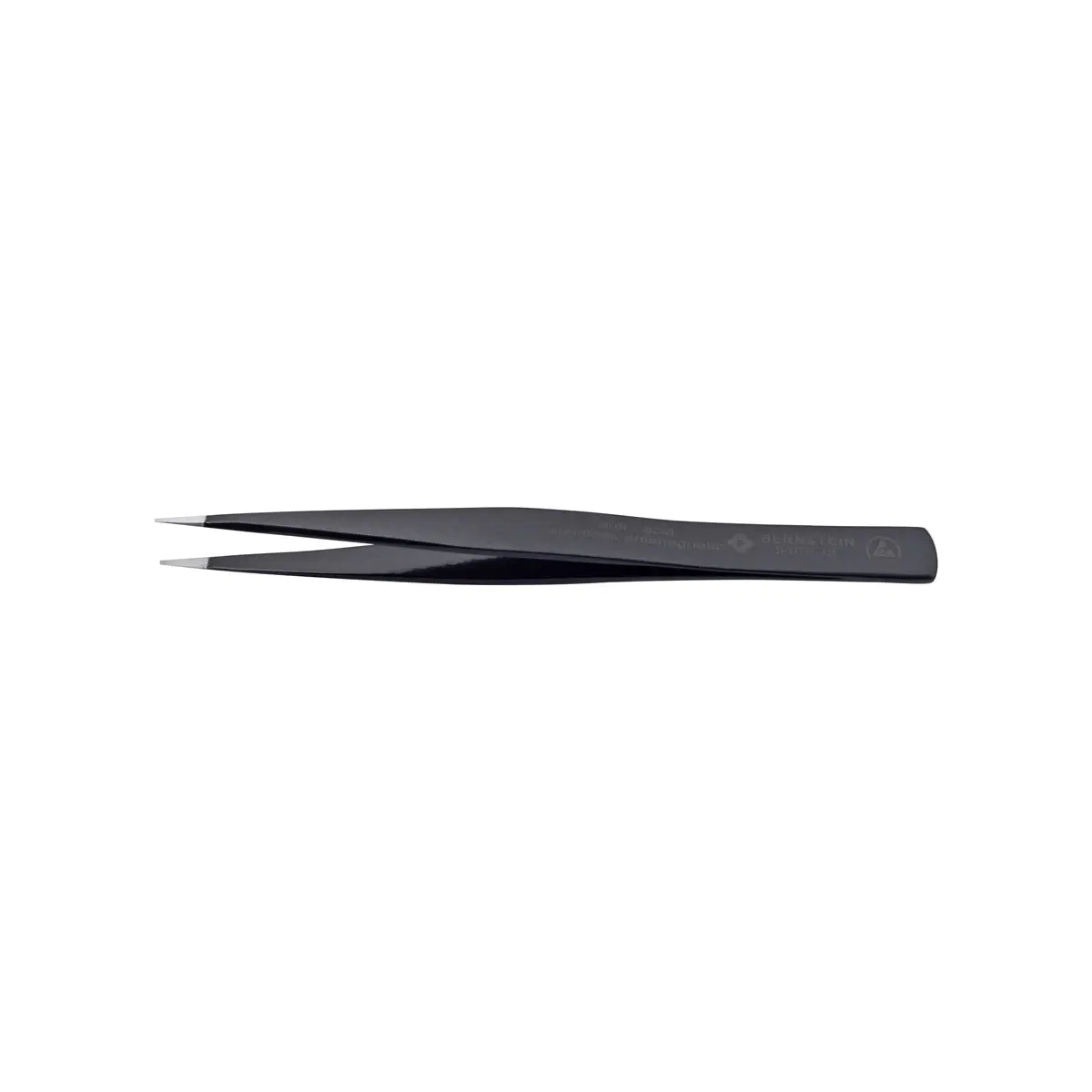 Produktfoto 1 von ESD SMD Universal-Pinzette 130mm Form PSF Edelstahl, ableitfähig