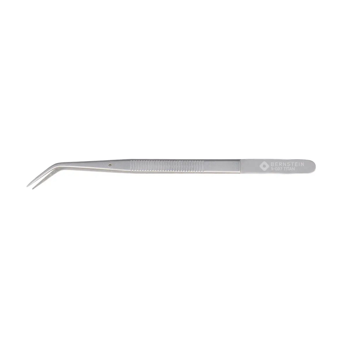 TITAN Anatomische Pinzette 150mm Form 22b mit Führungsstift gezahnt