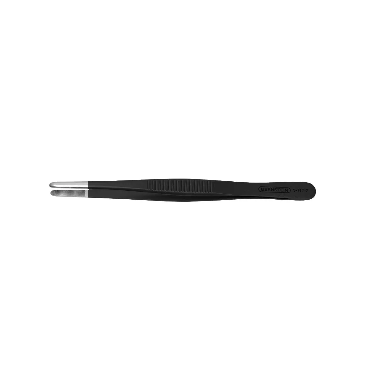 Produktfoto 1 von ESD Pinzette 145mm 40 Edelstahl, gezahnt