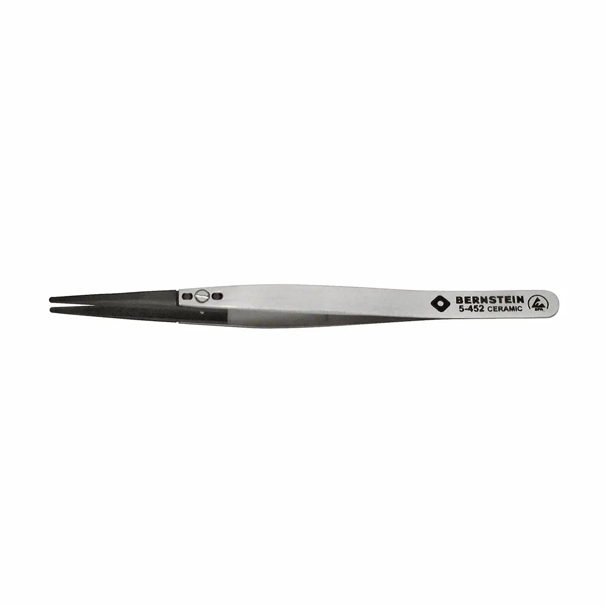 Produktfoto 1 von ESD Keramik Pinzette mit auswechselbaren Spitzen 2,0mm breit, ableitfähig