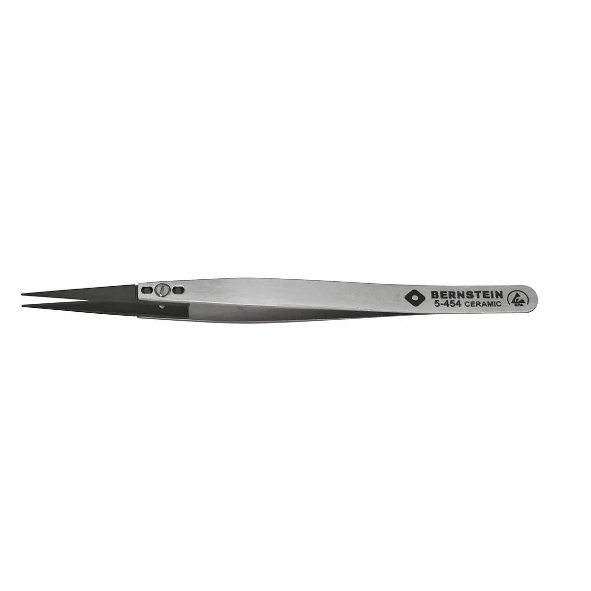 Produktfoto 1 von ESD Keramik Pinzette mit auswechselbaren Spitzen 0,7mm breit, ableitfähig